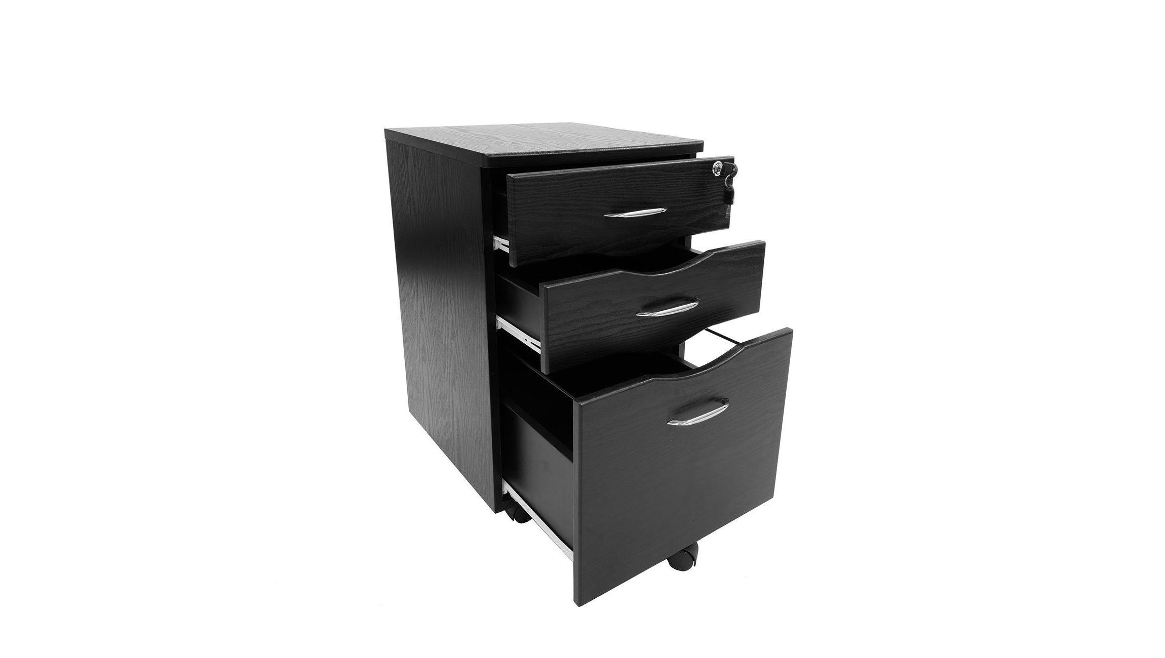 Techni Mobili Rolling Storage and File Cabinet, Espresso