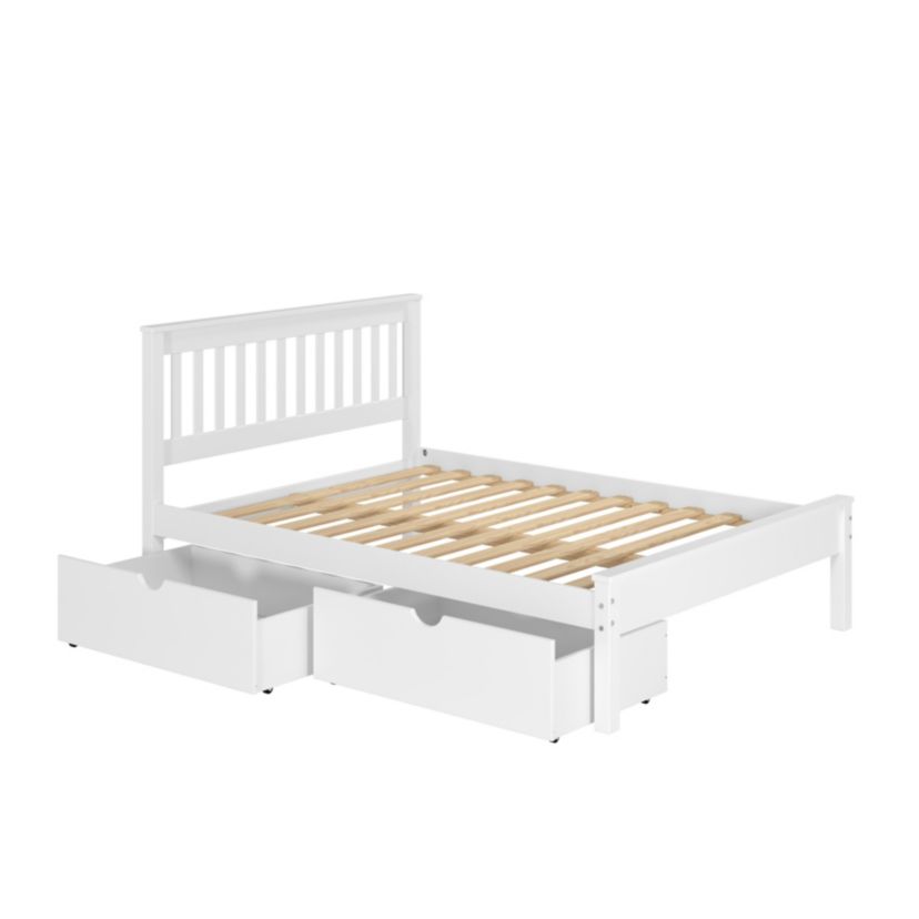 Full Contempo Bed With Dual Under Bed Drawers