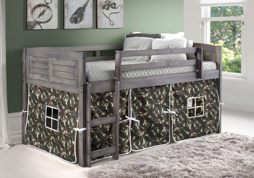 Louver Low Loft Antique  W/ Camo Tent Kit