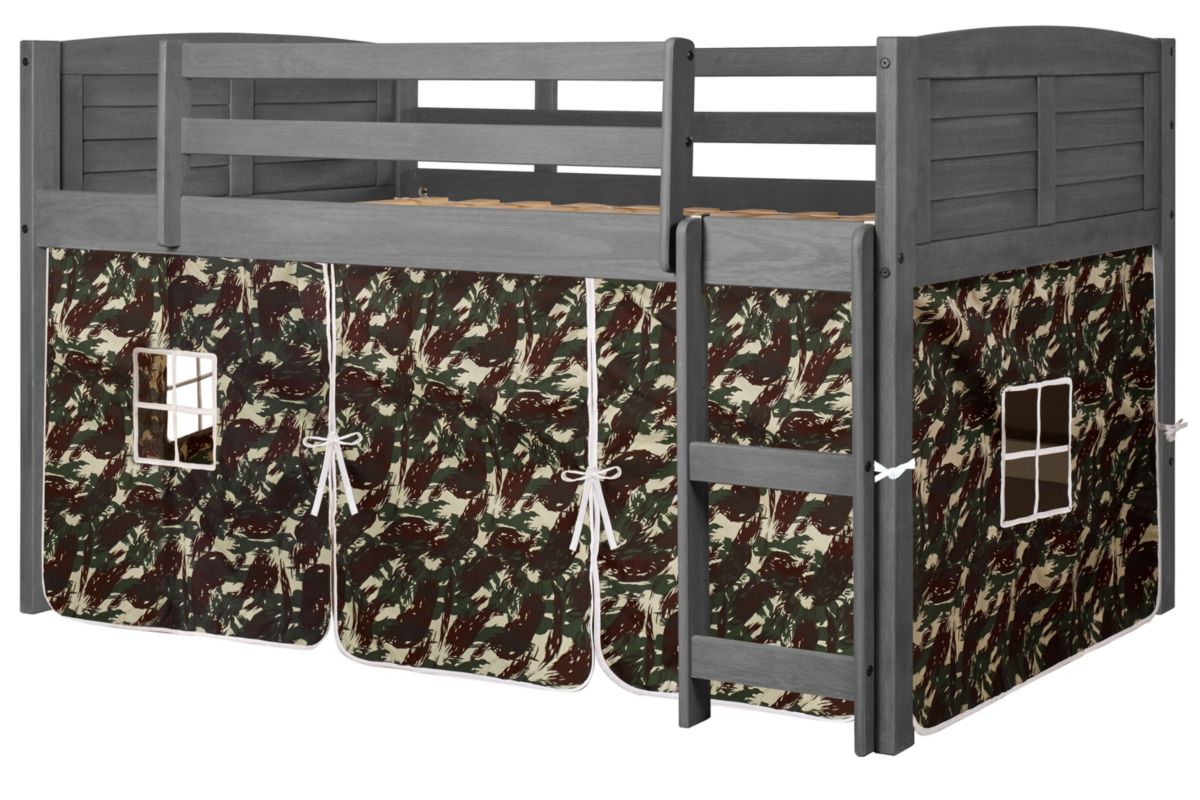 Louver Low Loft Antique  W/ Camo Tent Kit