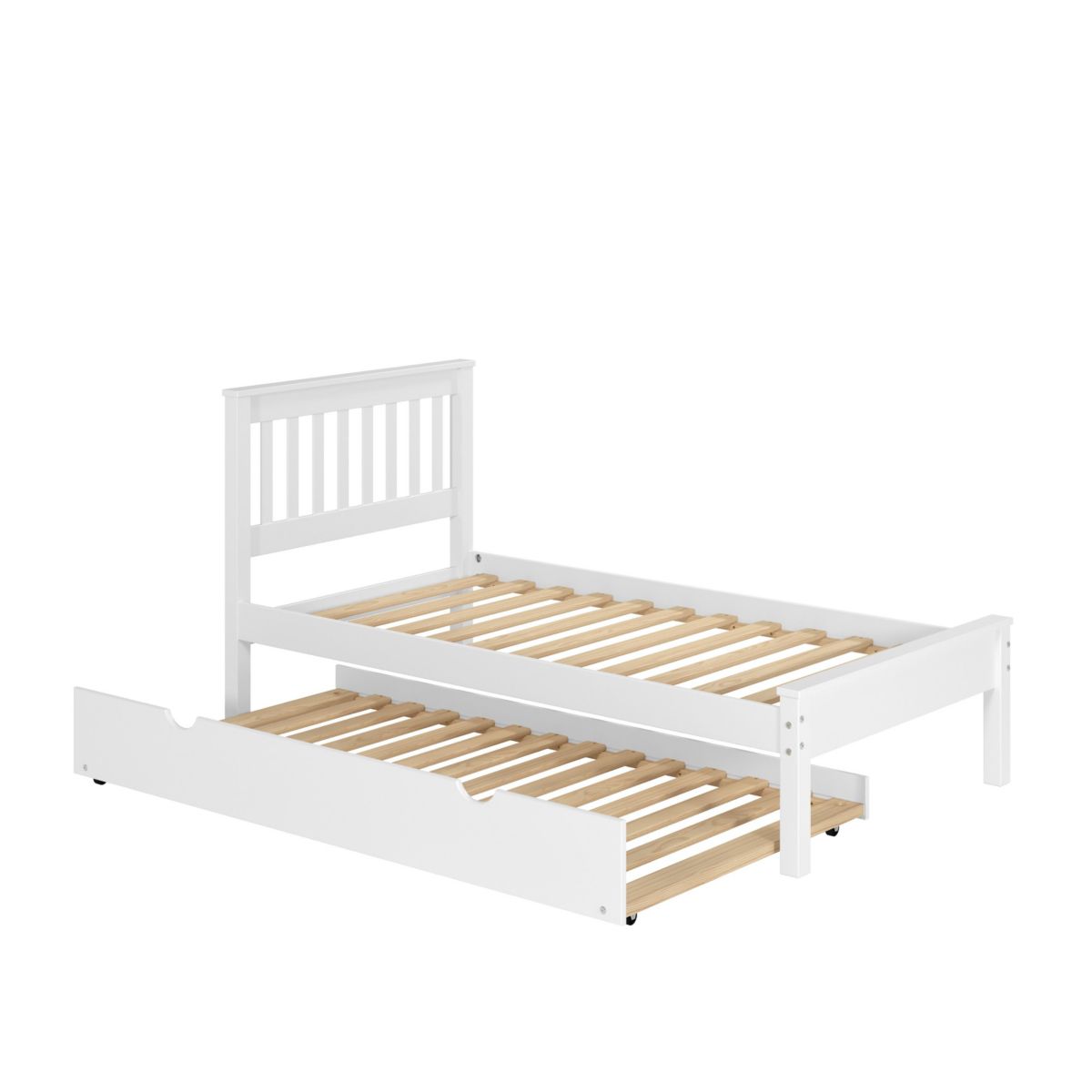 Twin Contempo Bed Dual Under Bed Drawers