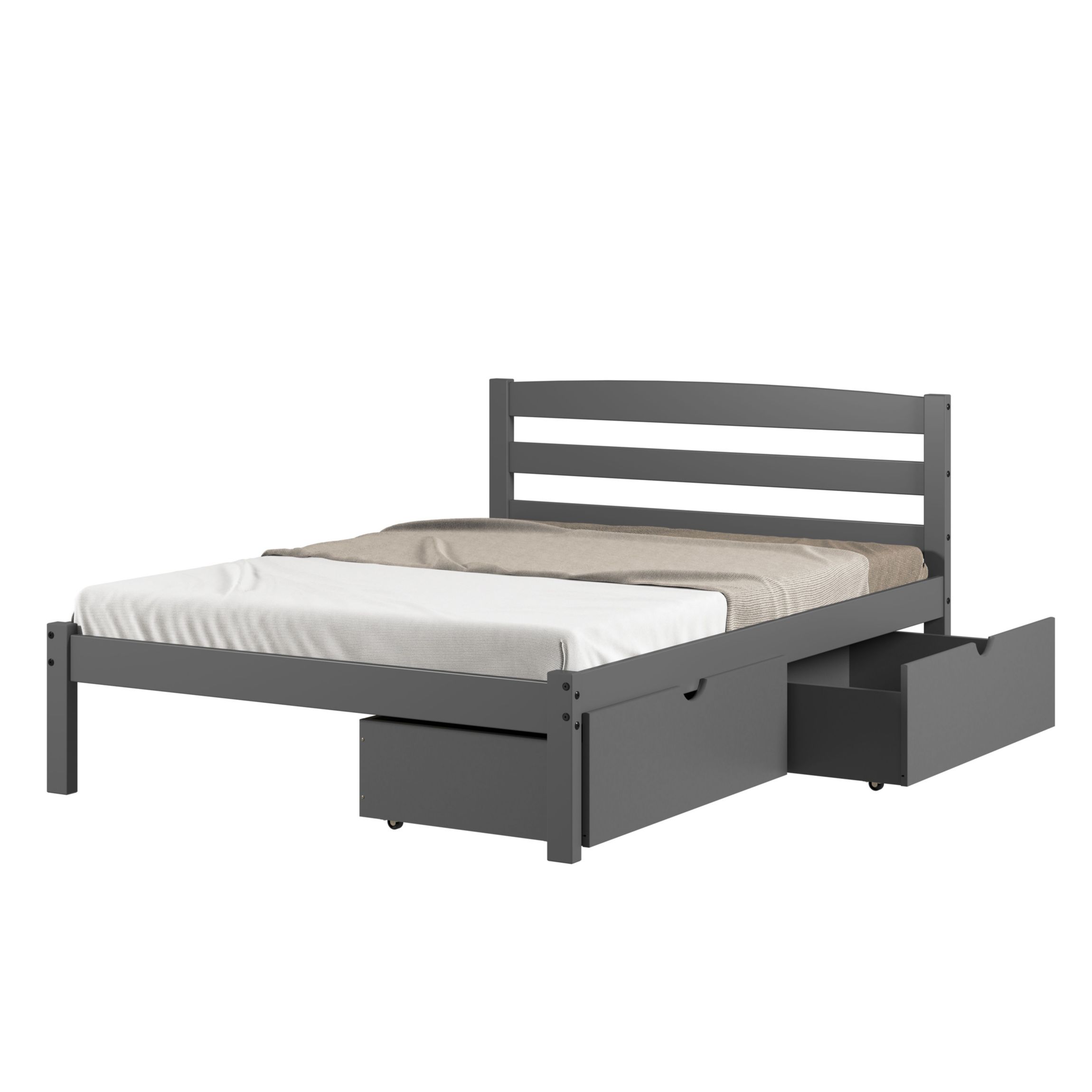 Full Econo Bed With Dual Under Bed Drawers