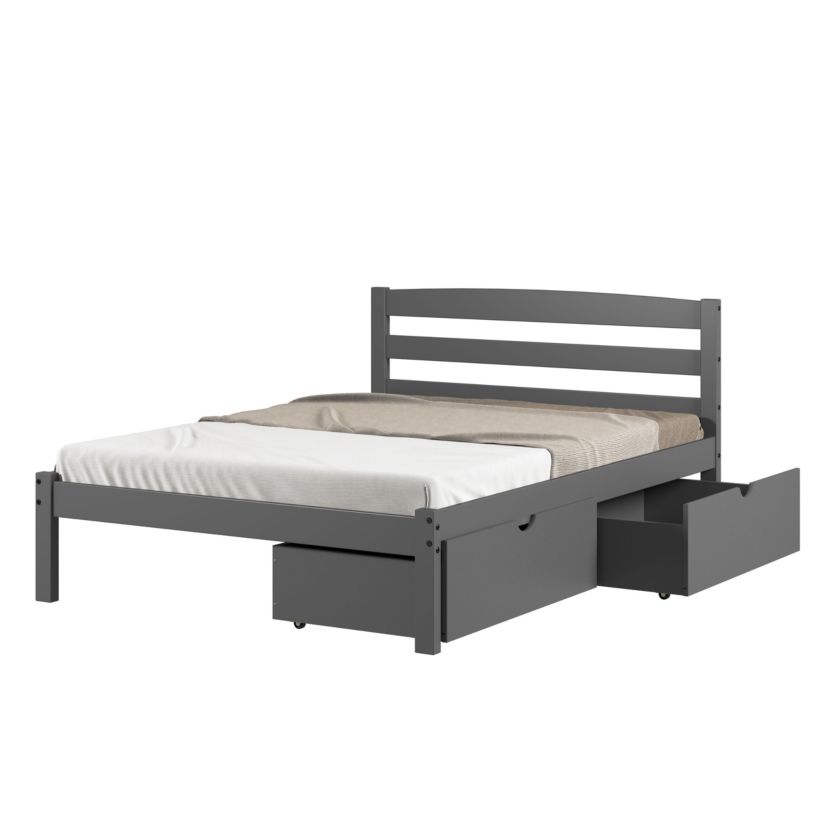 Full Econo Bed With Dual Under Bed Drawers
