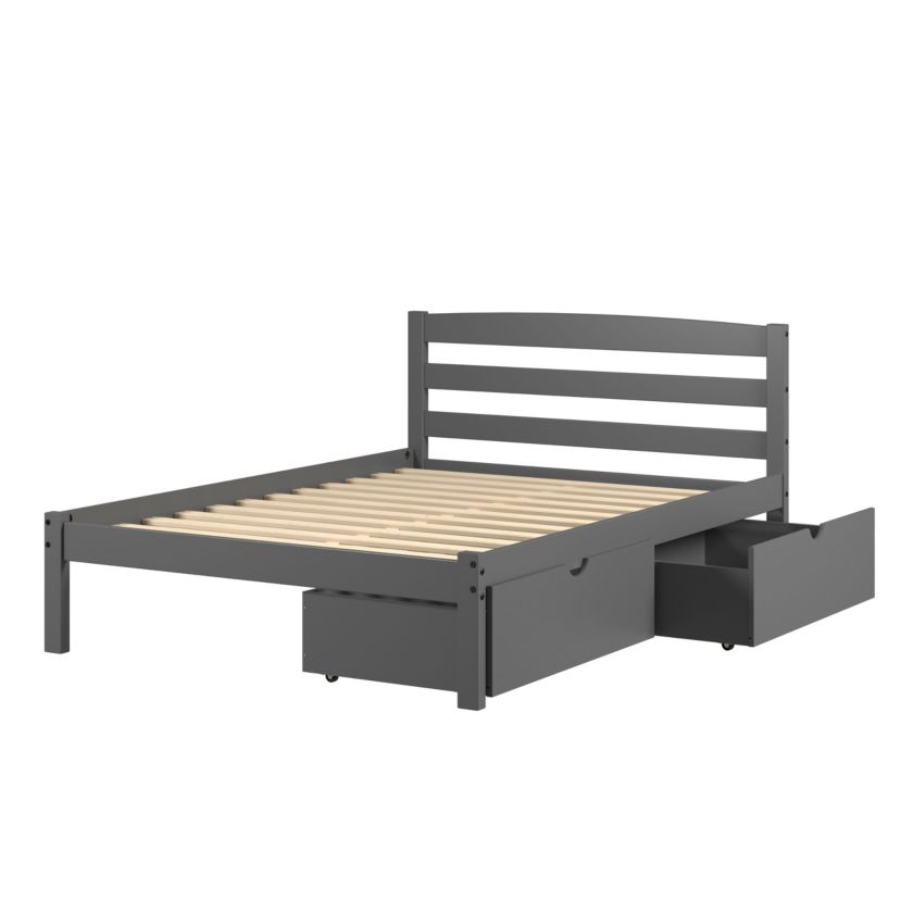 Full Econo Bed With Dual Under Bed Drawers