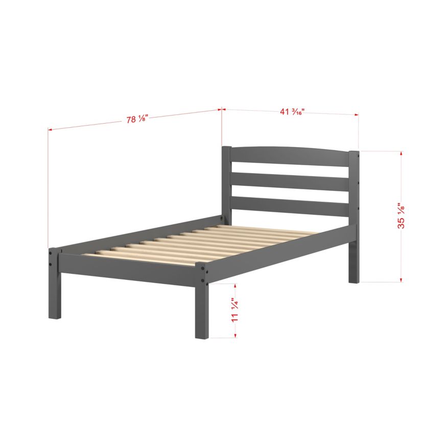 Twin Econo Bed Cappuccino