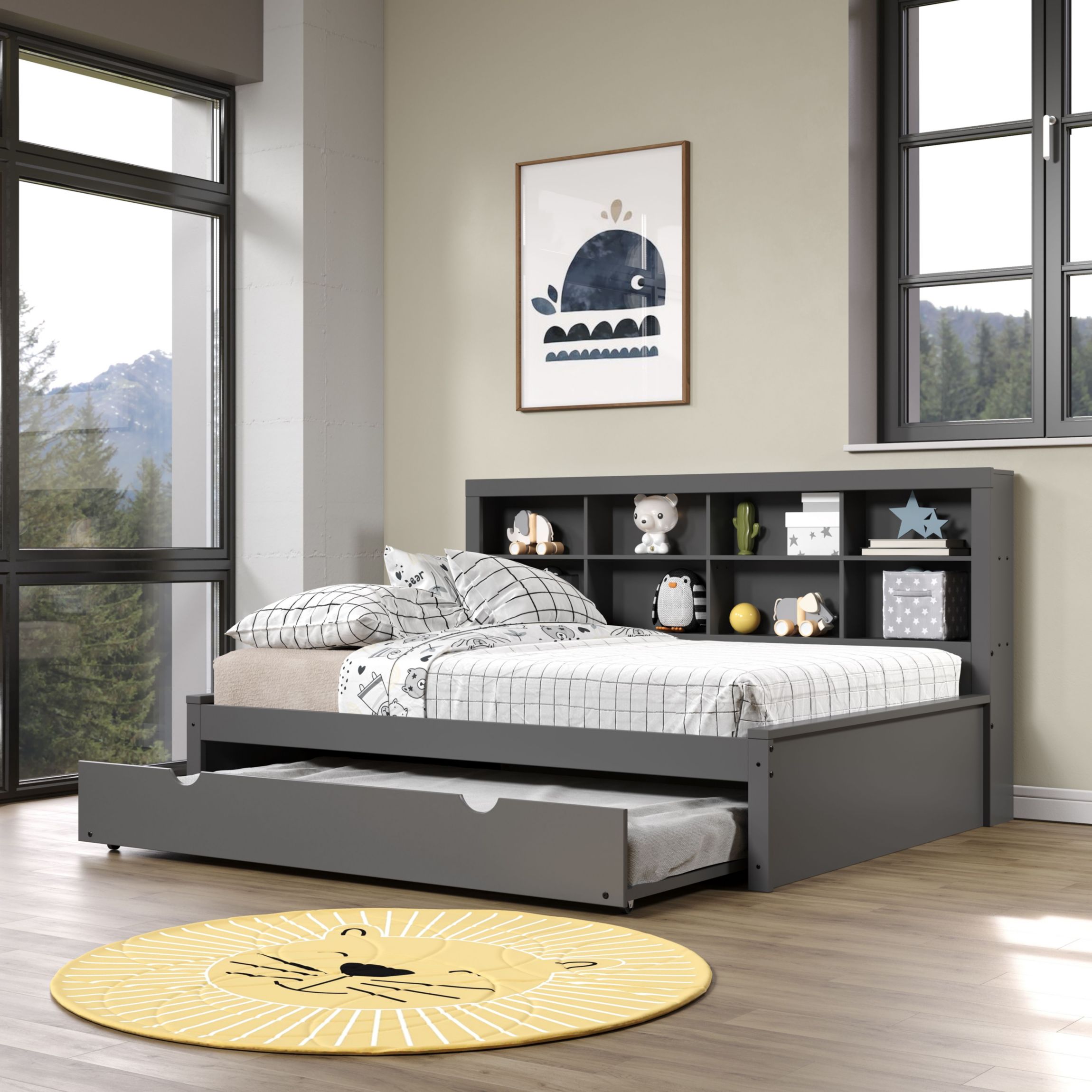 Donco Kids Full Bookcase Daybed With Trundle | Belk