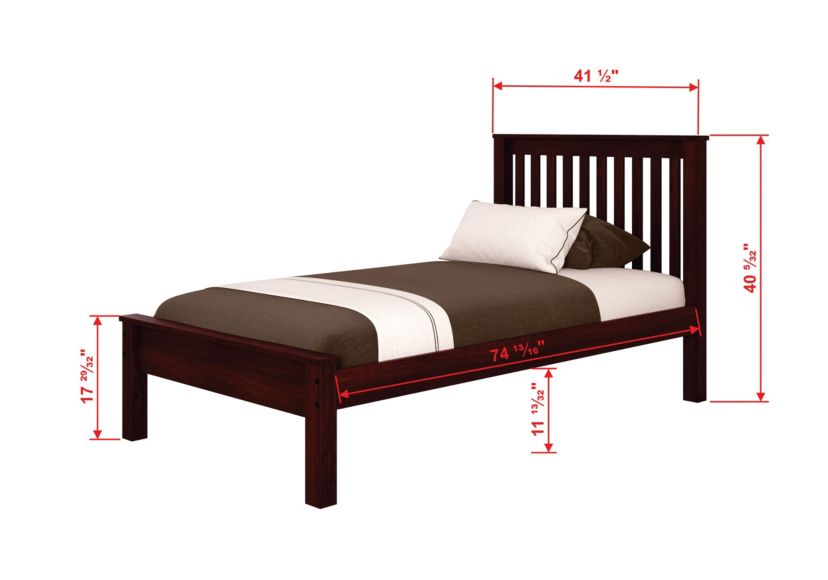 Twin Contempo Bed With Trundle Bed