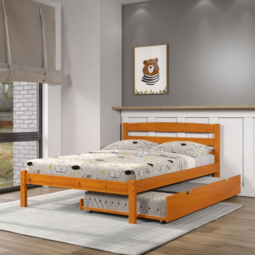 Full Econo Bed With Trundle Bed