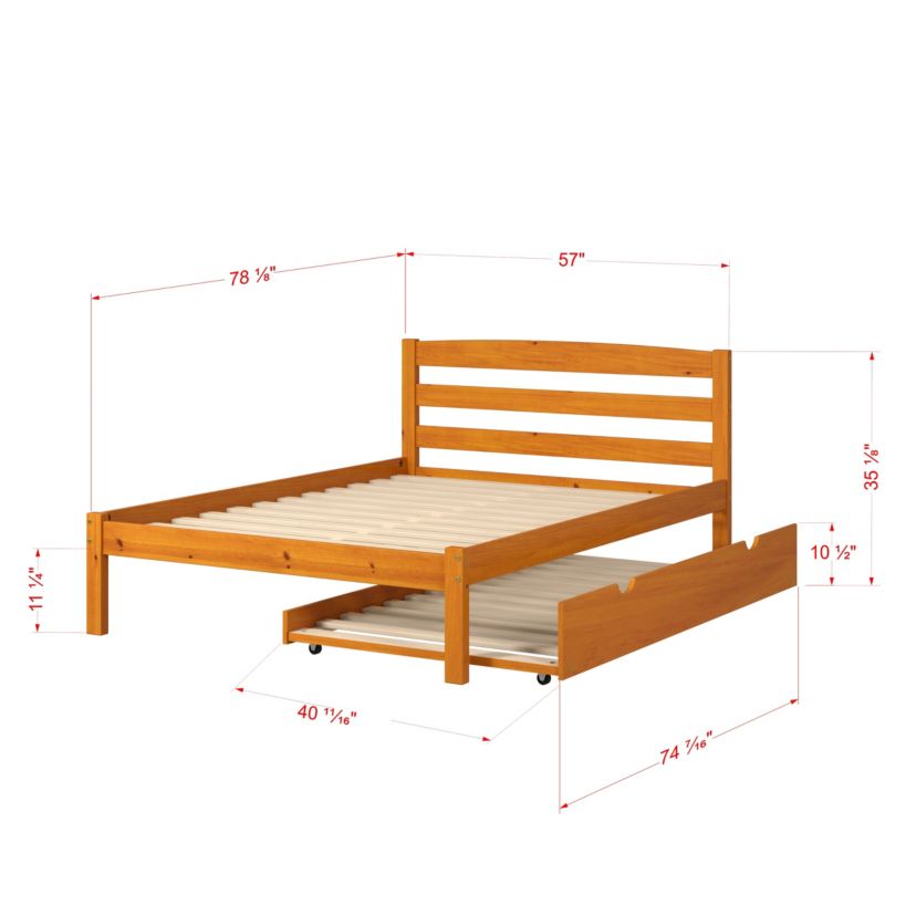 Full Econo Bed With Trundle Bed