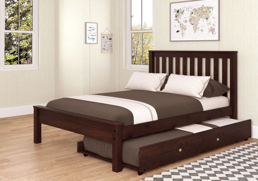Full Contempo Bed With Trundle Bed