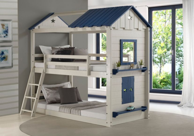 T/T Star Gaze Bunk Light Grey & Blue