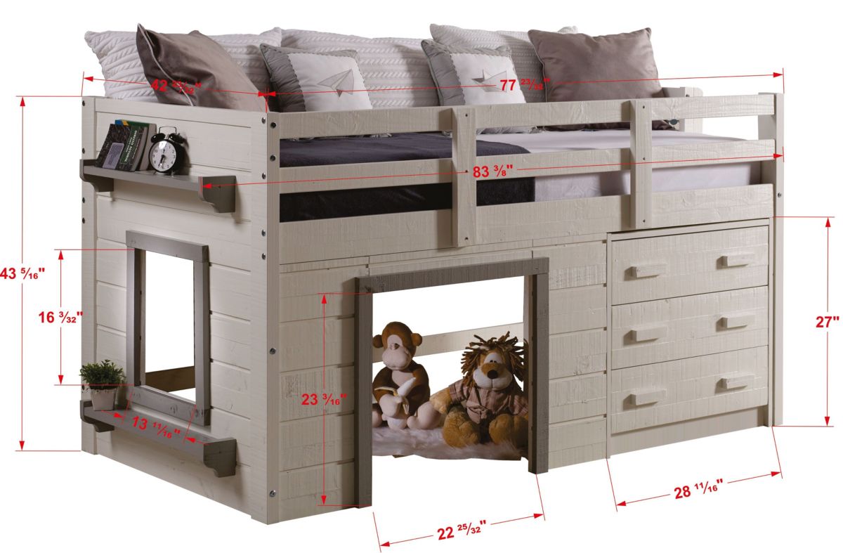 Twin Sweet Dreams Low Loft