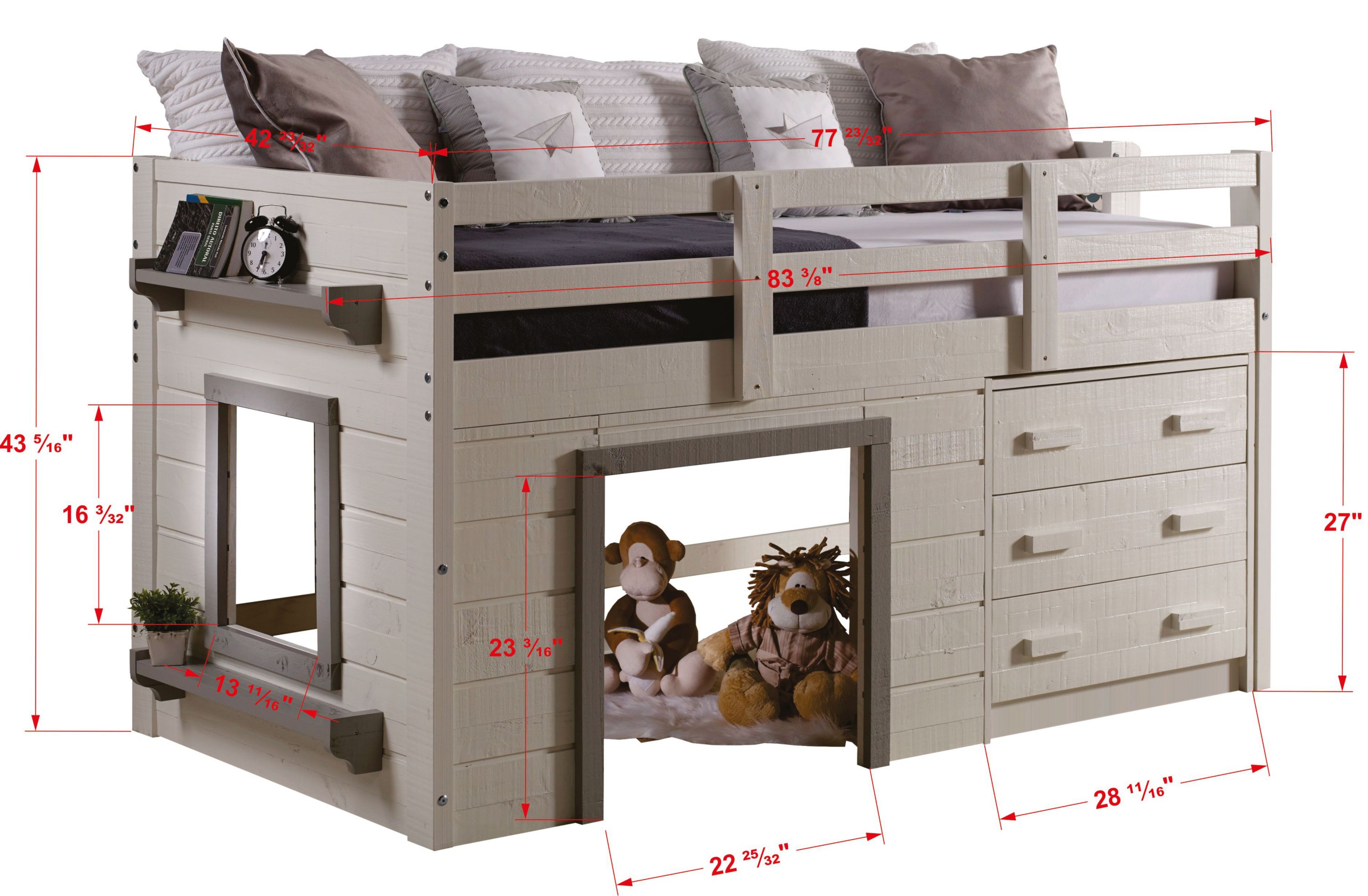 Twin Sweet Dreams Low Loft