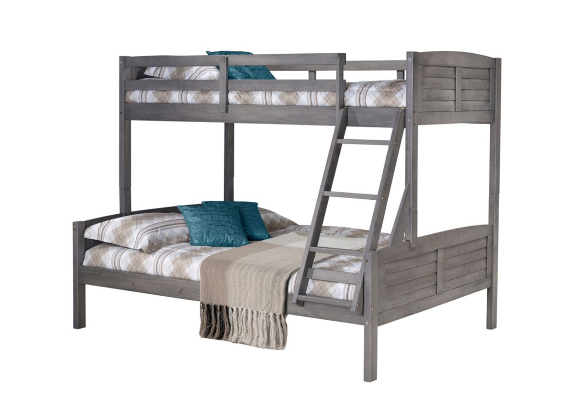Twin/Full Louver Bunkbed