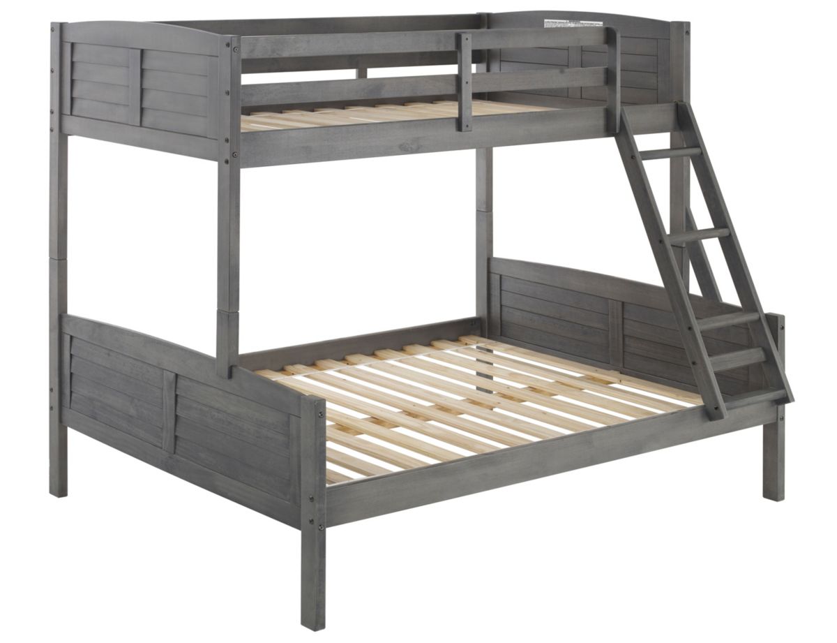 Twin/Full Louver Bunkbed