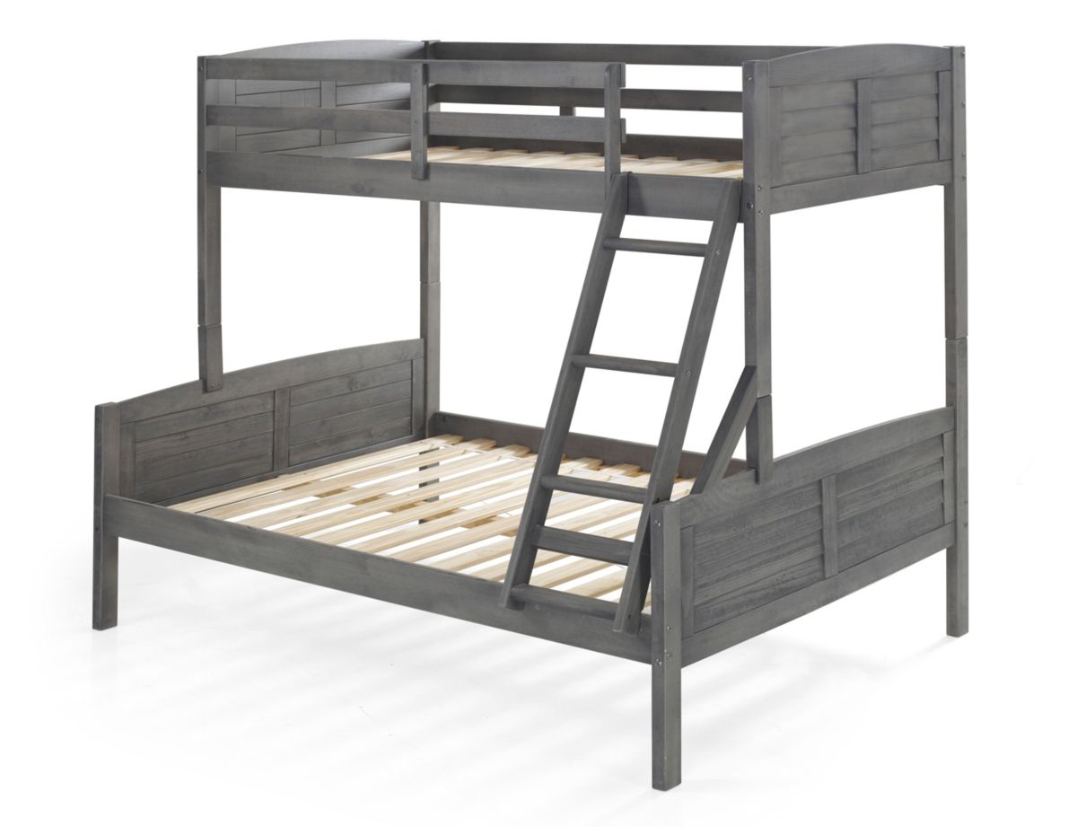 Twin/Full Louver Bunkbed