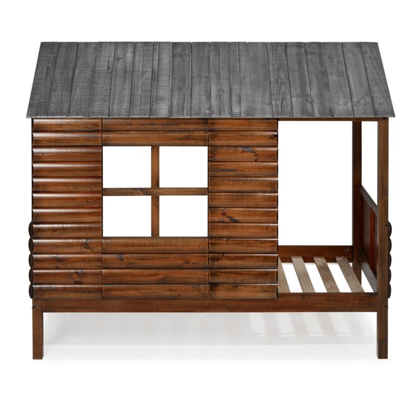 Twin Log Cabin Low Loft