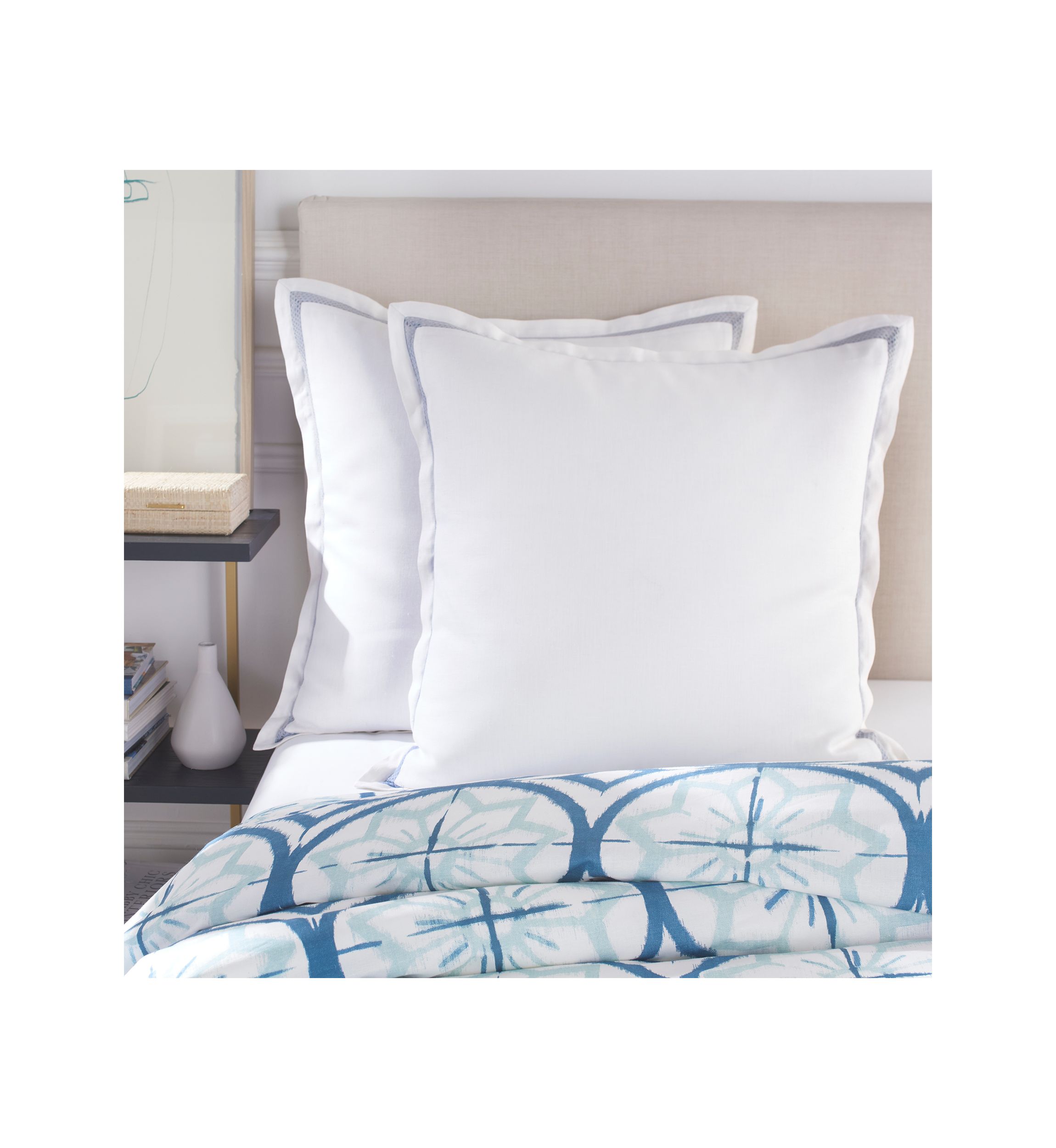 Inset Crochet Euro Sham