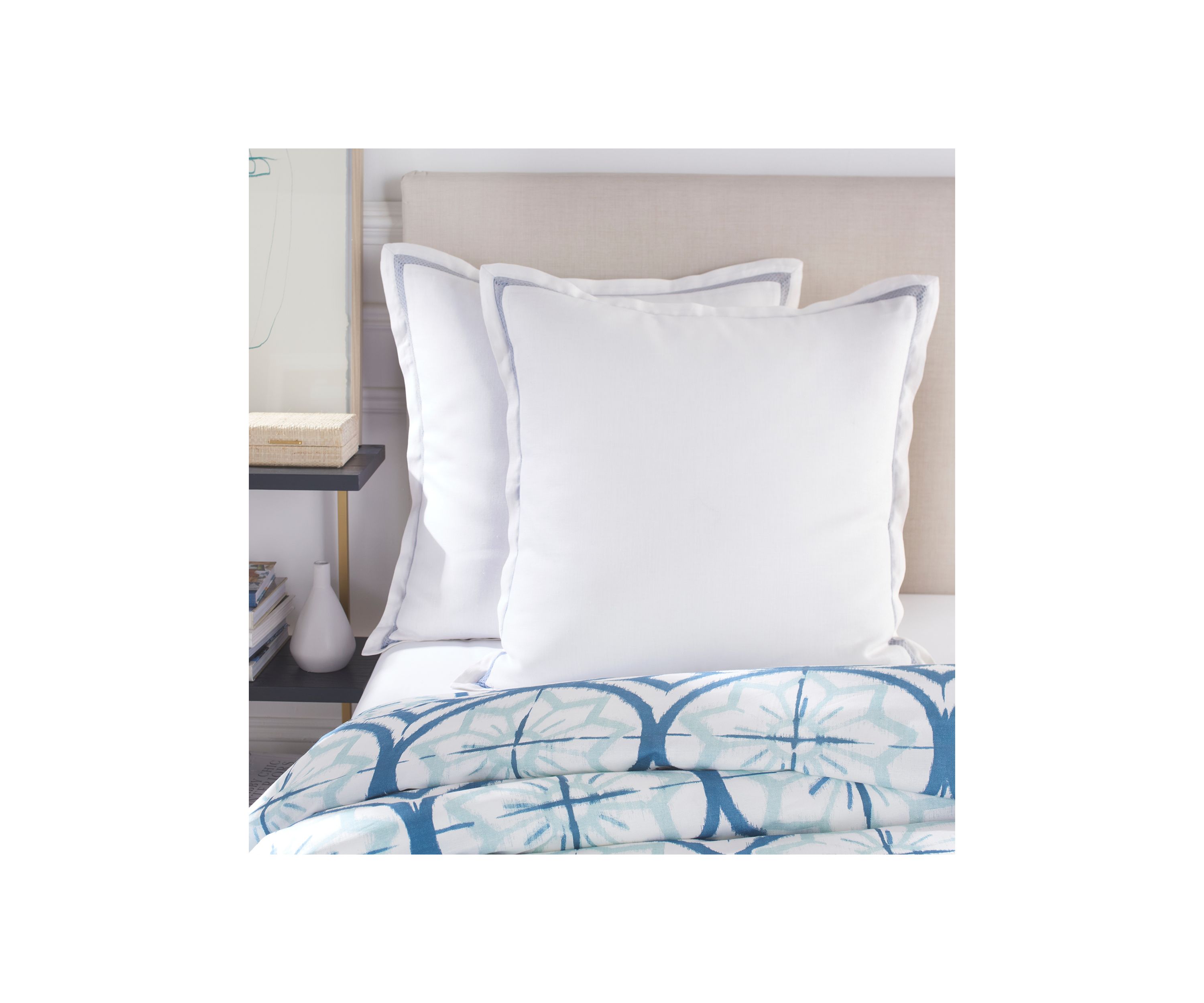 Inset Crochet Euro Sham