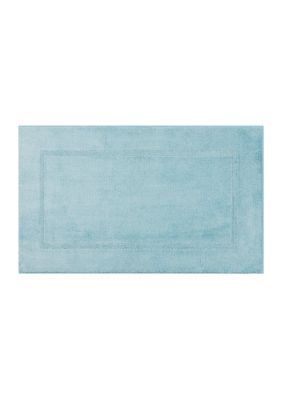 Crown & Ivy Bath Mat Collection, Blue, 24 x 40