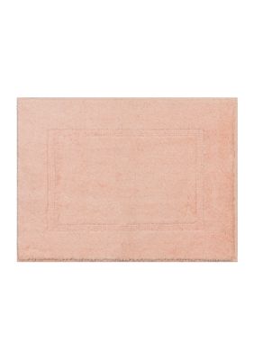 Crown & Ivy Bath Mat Collection, Coral, 24 x 40