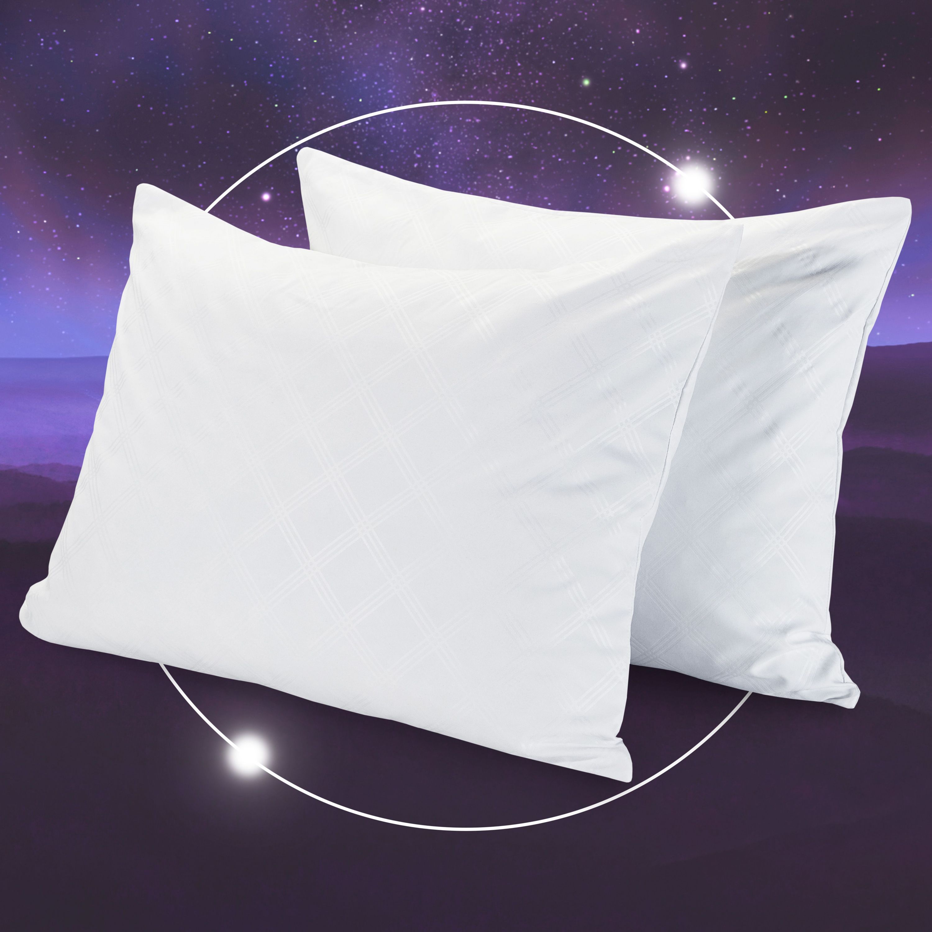 Essentials Pack Gel-Infused Memory Foam Cluster Pillows - Standard 20" x 26"