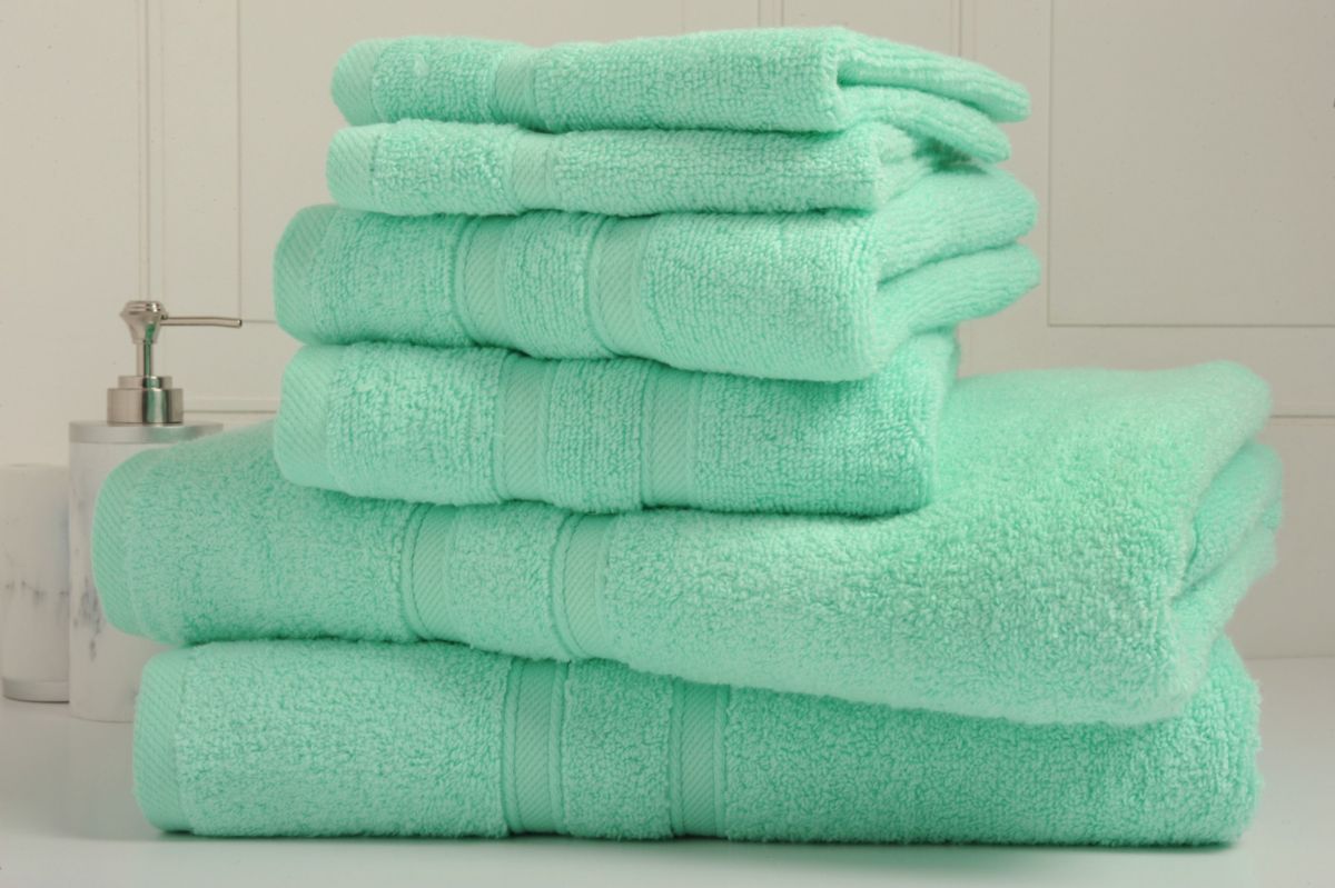 6pc Zero Twist Cotton Towel Set