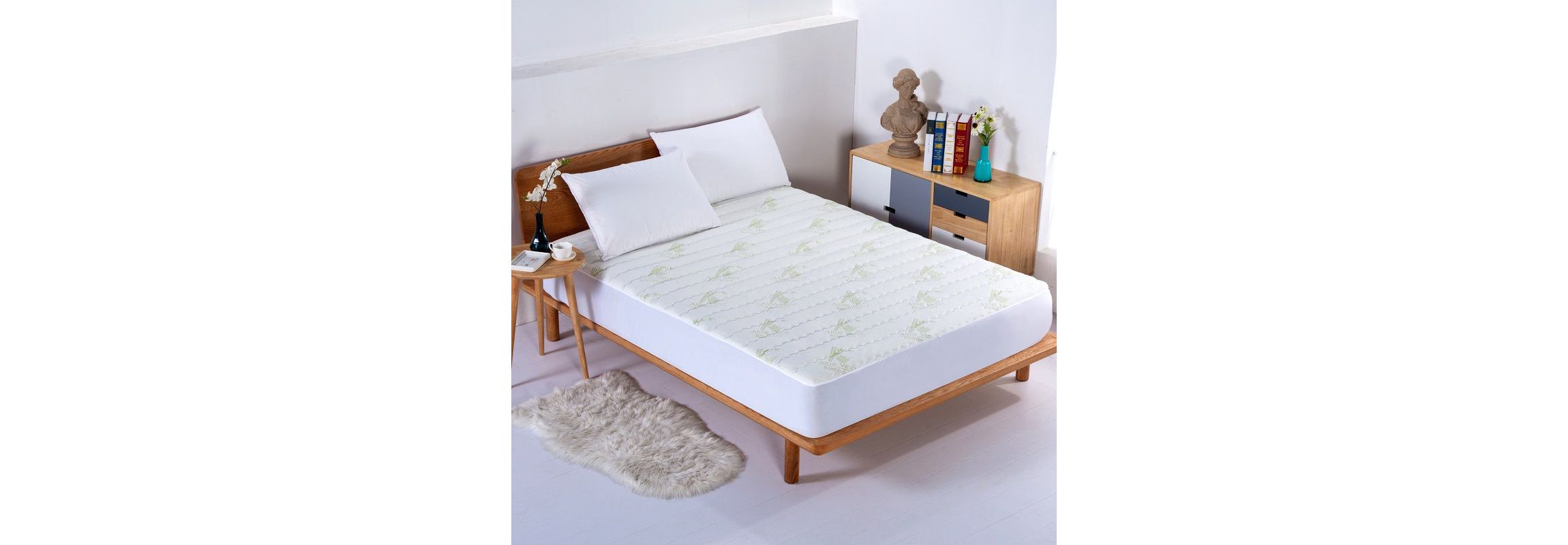 Bamboo Aloe Vera Mattress Pad