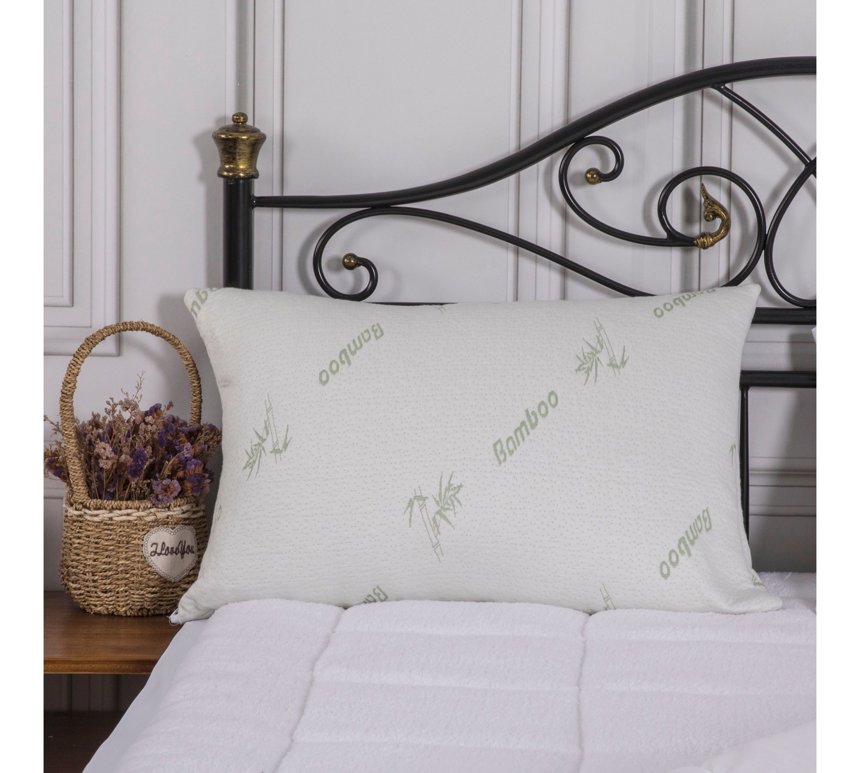 Bamboo Memory Foam Pillow 1pk