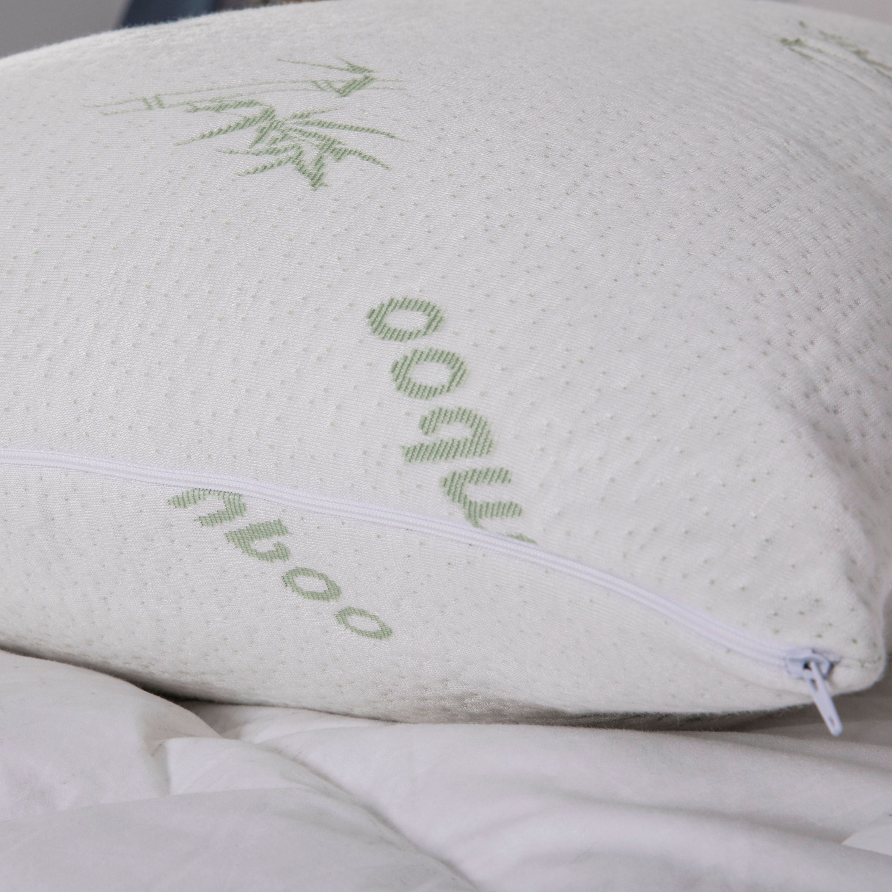 Bamboo Memory Foam Pillow 1pk