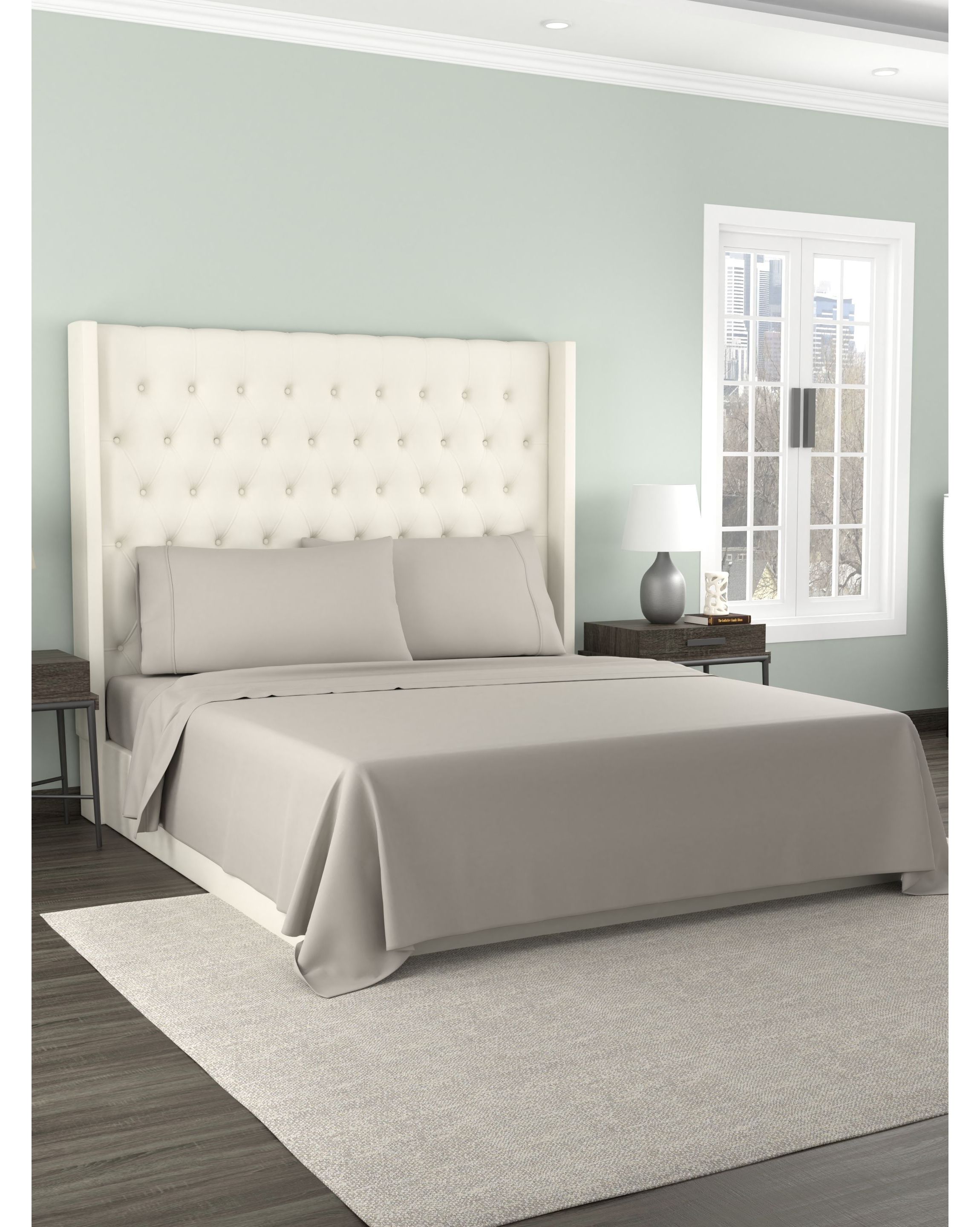 300TC Organic Cotton Percale Sheet Set