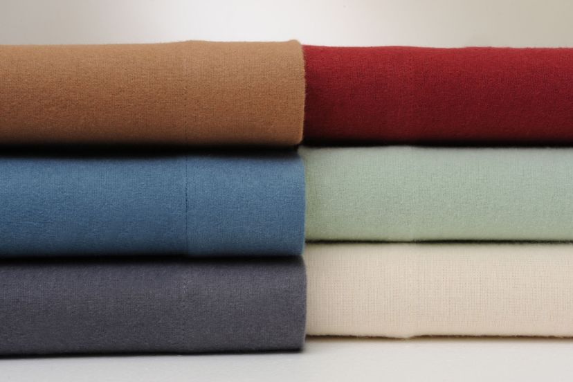 Flannel 4pc Solid Sheet Set