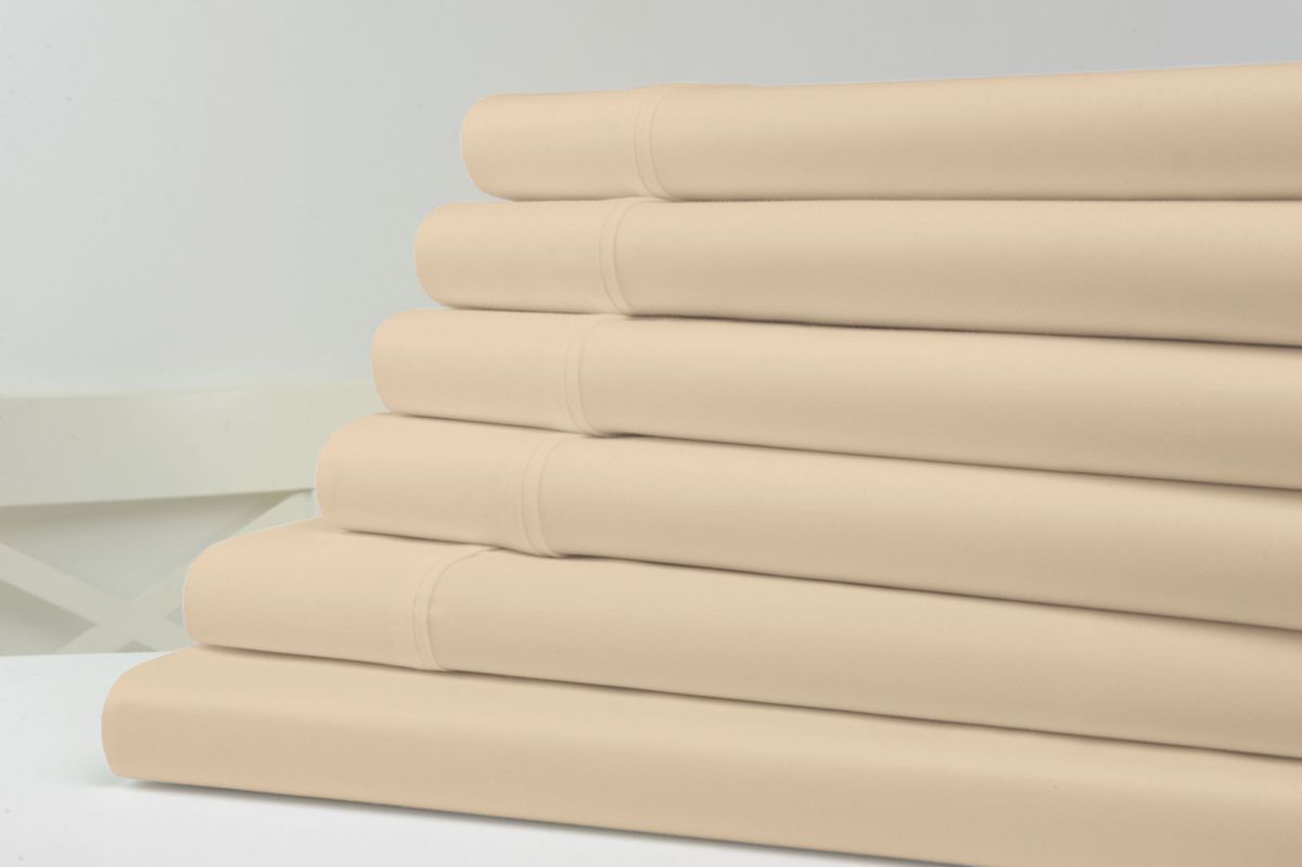1500TC Bamboo Cotton 6pc Sheet Set