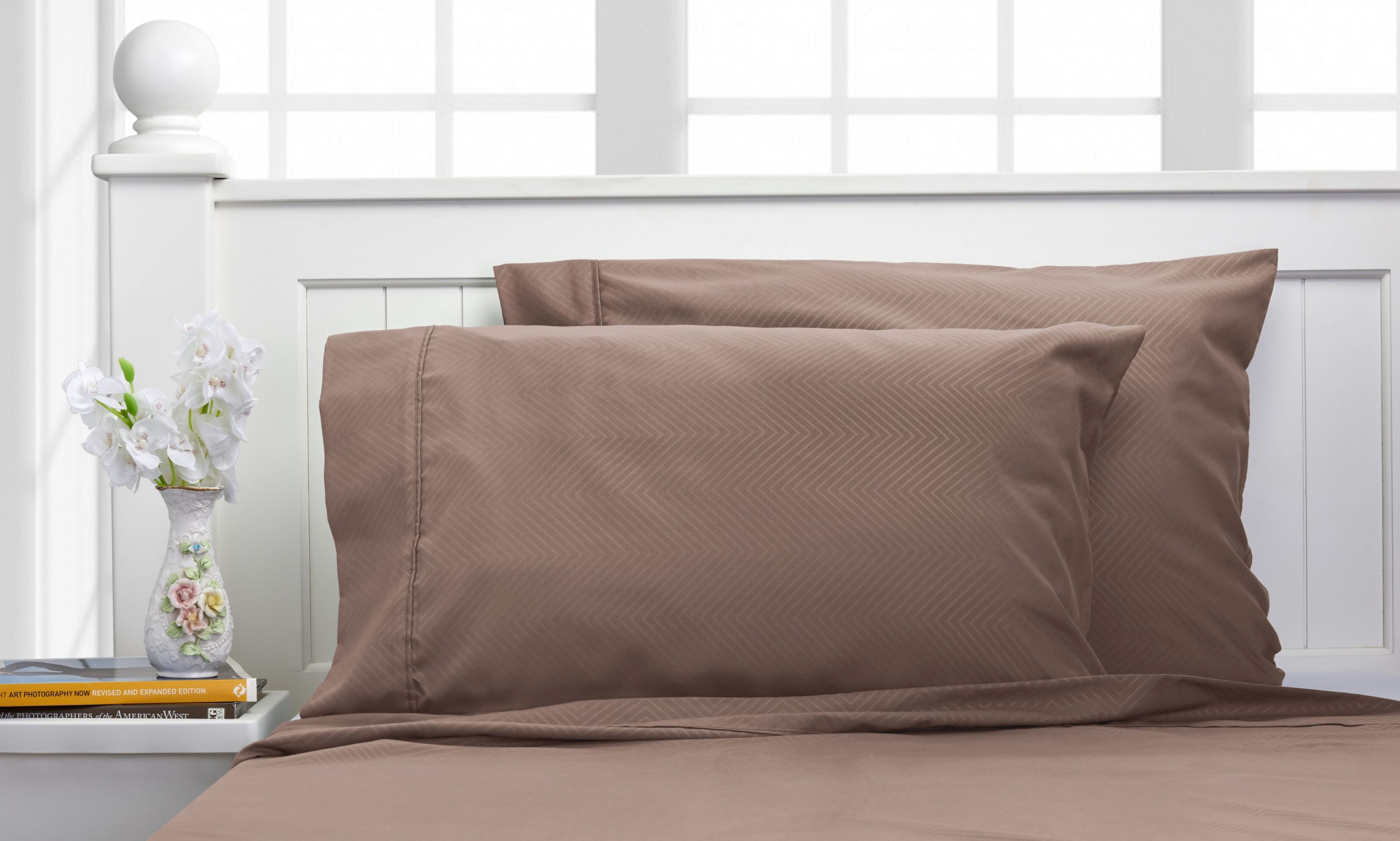 Chevron Embossed 4pc Sheet Set