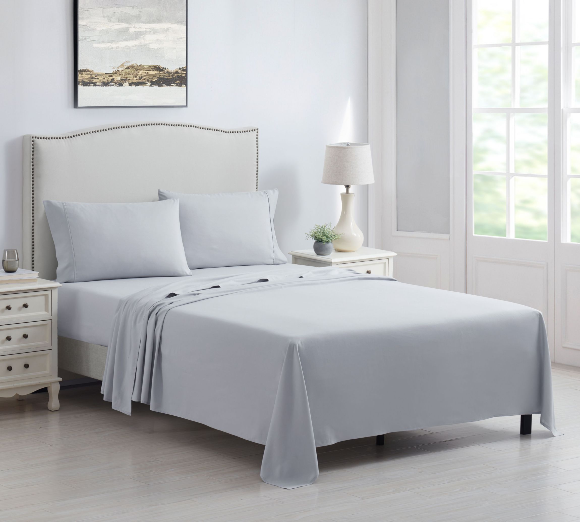4pc Brushed Microfiber Sheet Set