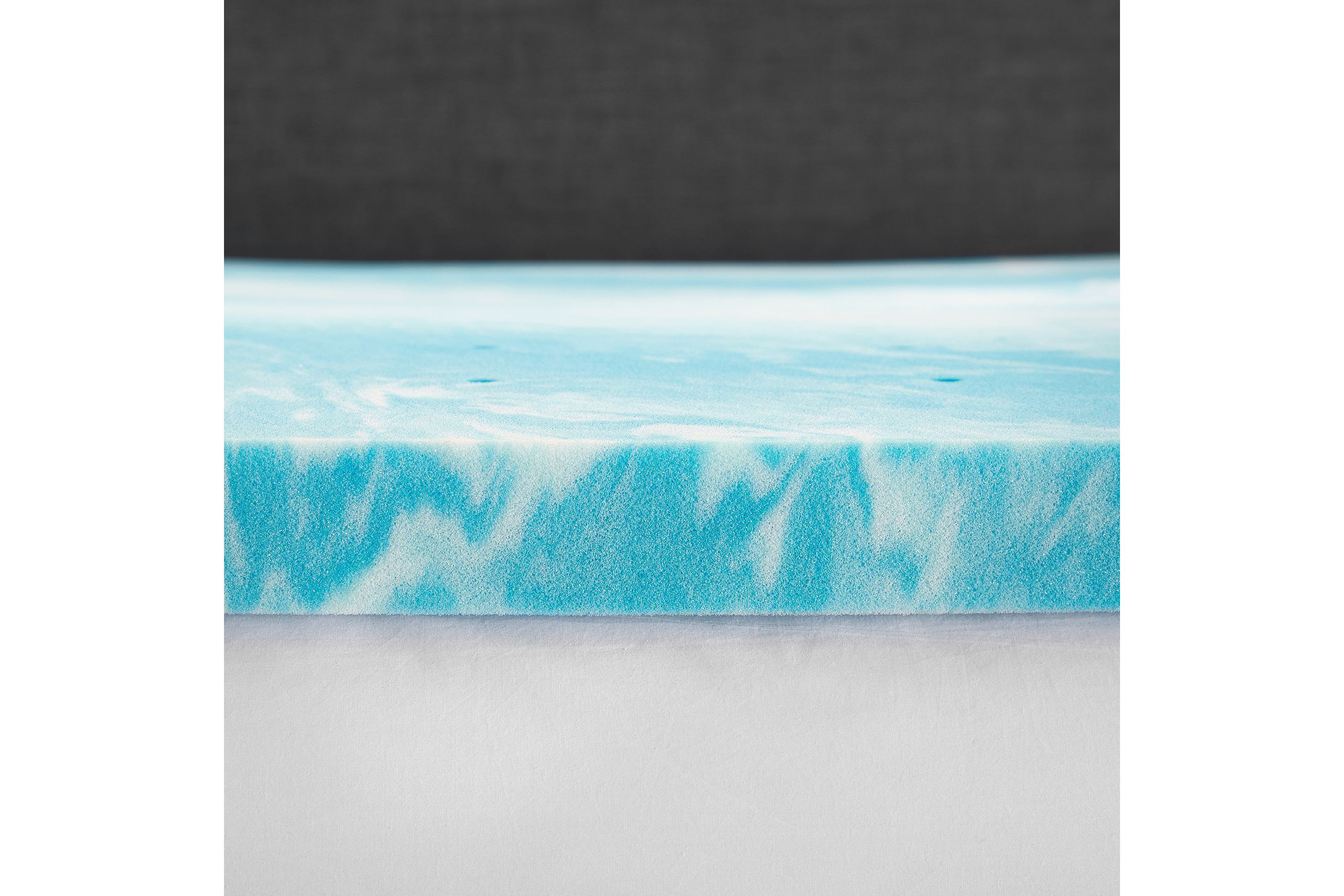 2-Inch Cooling Gel Swirl Memory Foam Mattress Topper