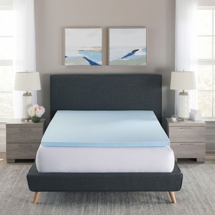 2-Inch Gel-Infused Memory Foam Mattress Topper