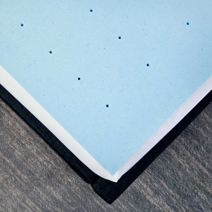 2-Inch Gel-Infused Memory Foam Mattress Topper