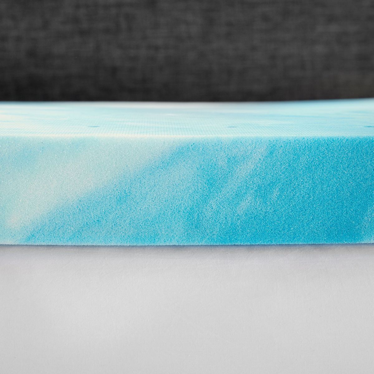 3-Inch Cooling Gel Swirl Memory Foam Mattress Topper