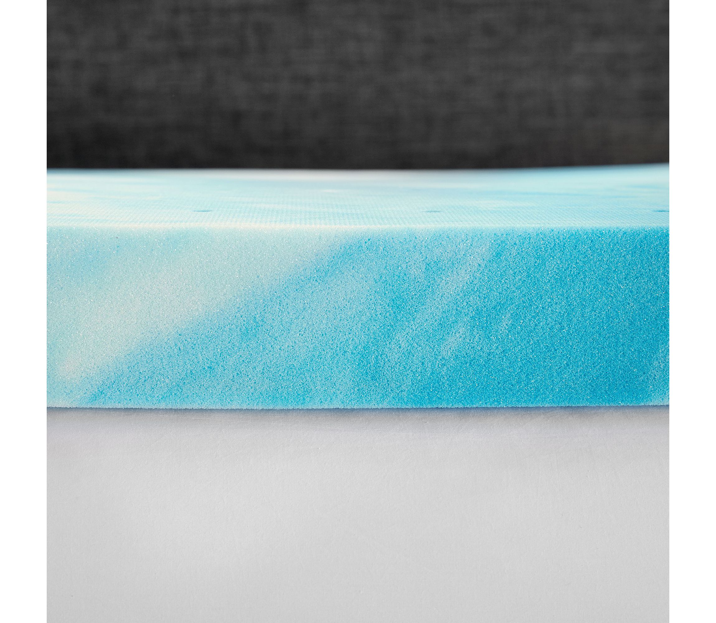 3-Inch Cooling Gel Swirl Memory Foam Mattress Topper