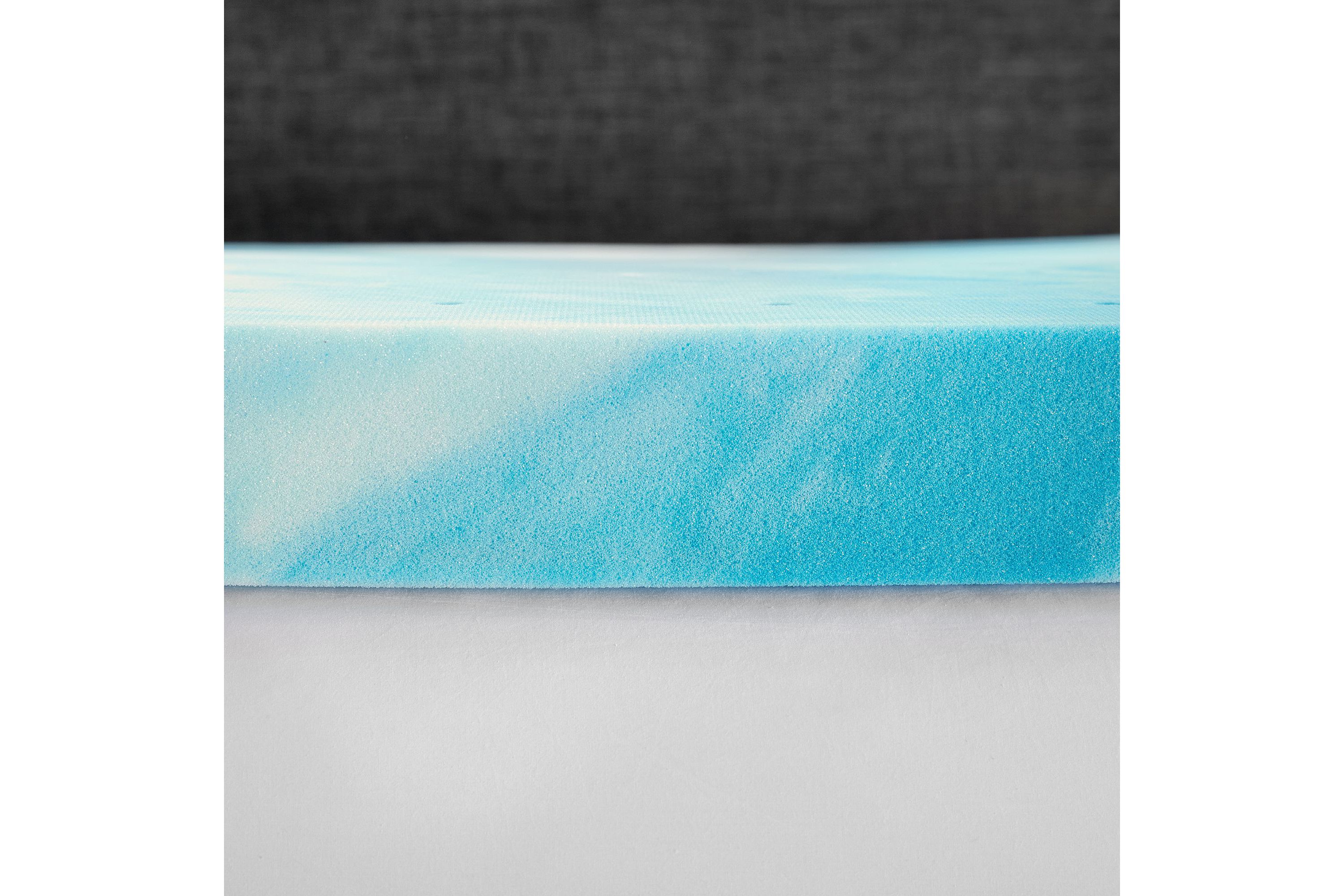 3-Inch Cooling Gel Swirl Memory Foam Mattress Topper