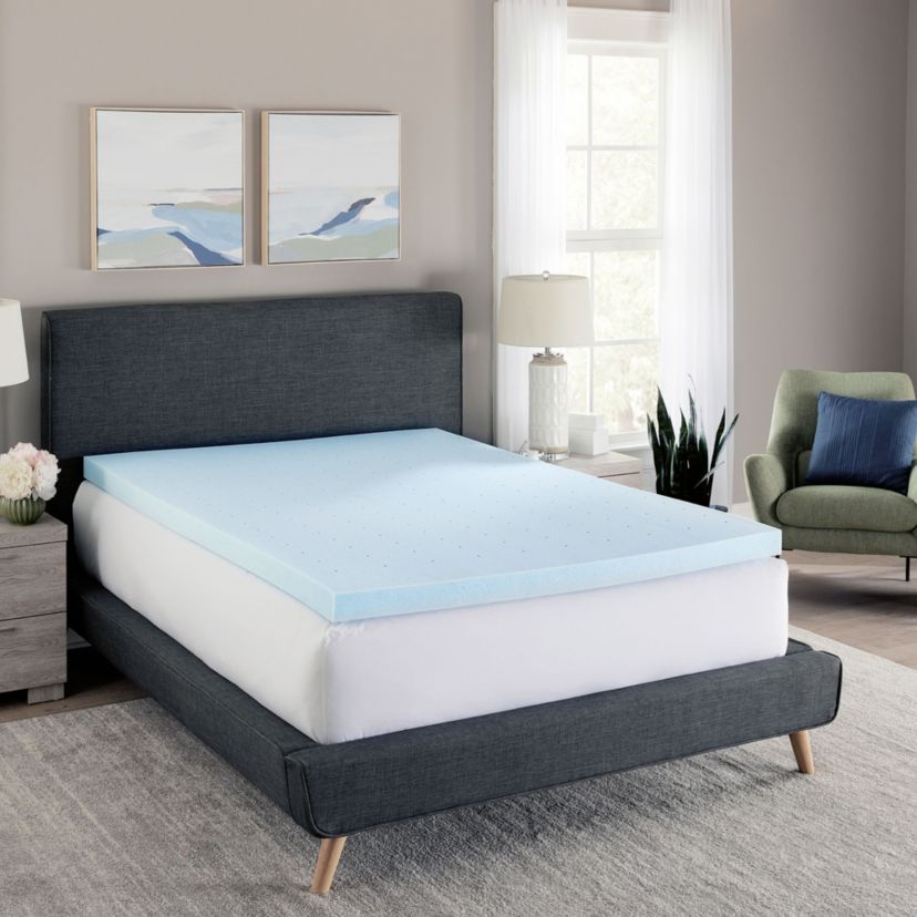 3-Inch Gel-Infused Memory Foam Mattress Topper
