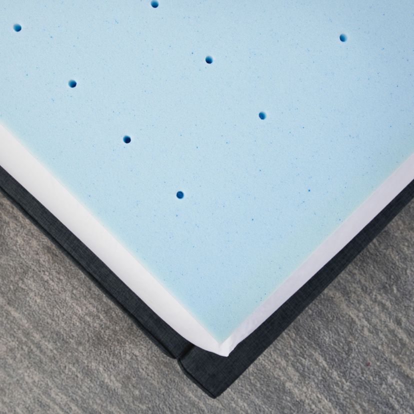 3-Inch Gel-Infused Memory Foam Mattress Topper