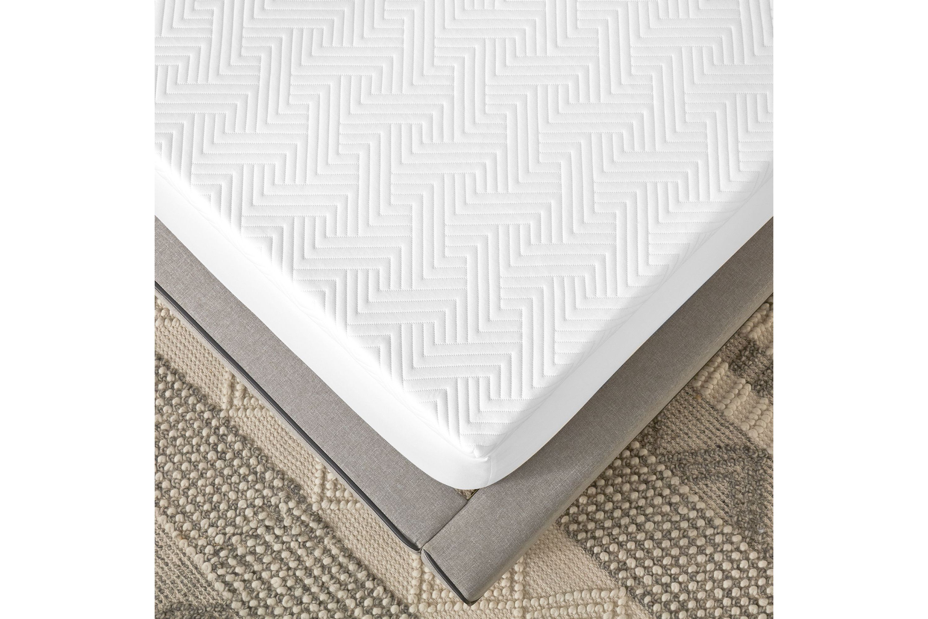 2-Inch Gel-Infused Memory Foam Mattress Topper with Circular-Knit Cover
