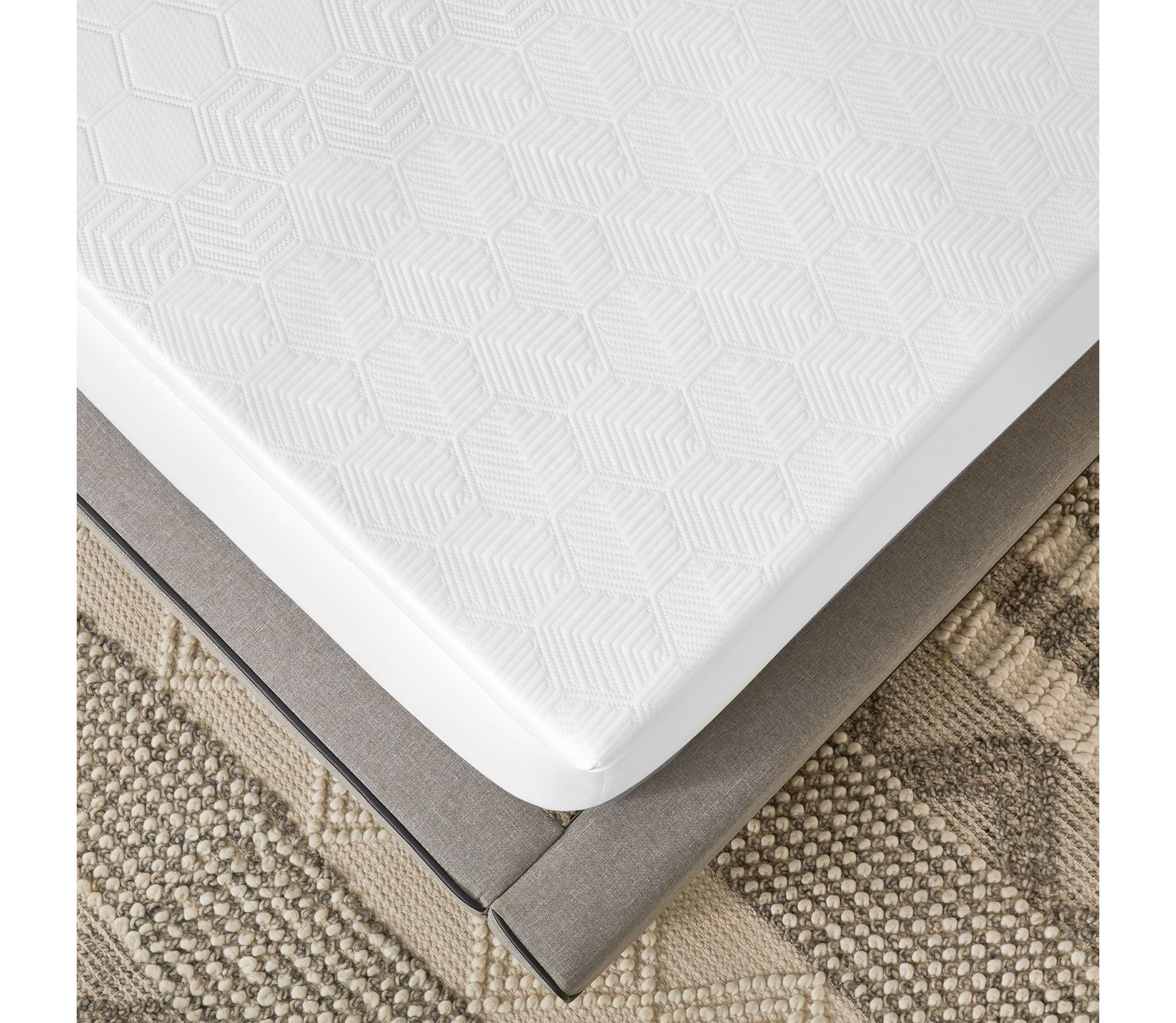 3-Inch Gel-Infused Memory Foam Mattress Topper with Cooling Cover