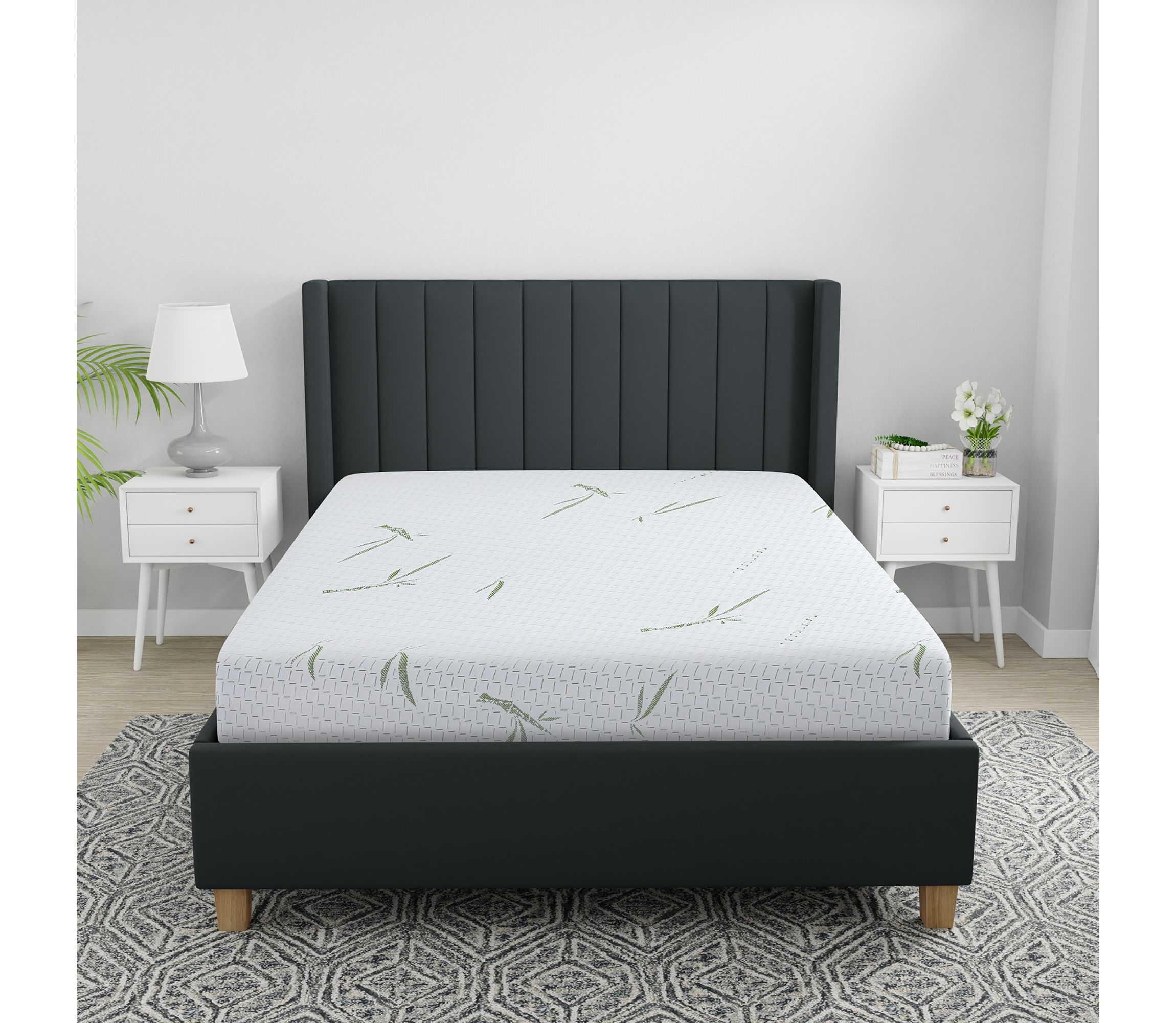 Dual Layer Memory Foam Mattress with Bamboo Infused Cover