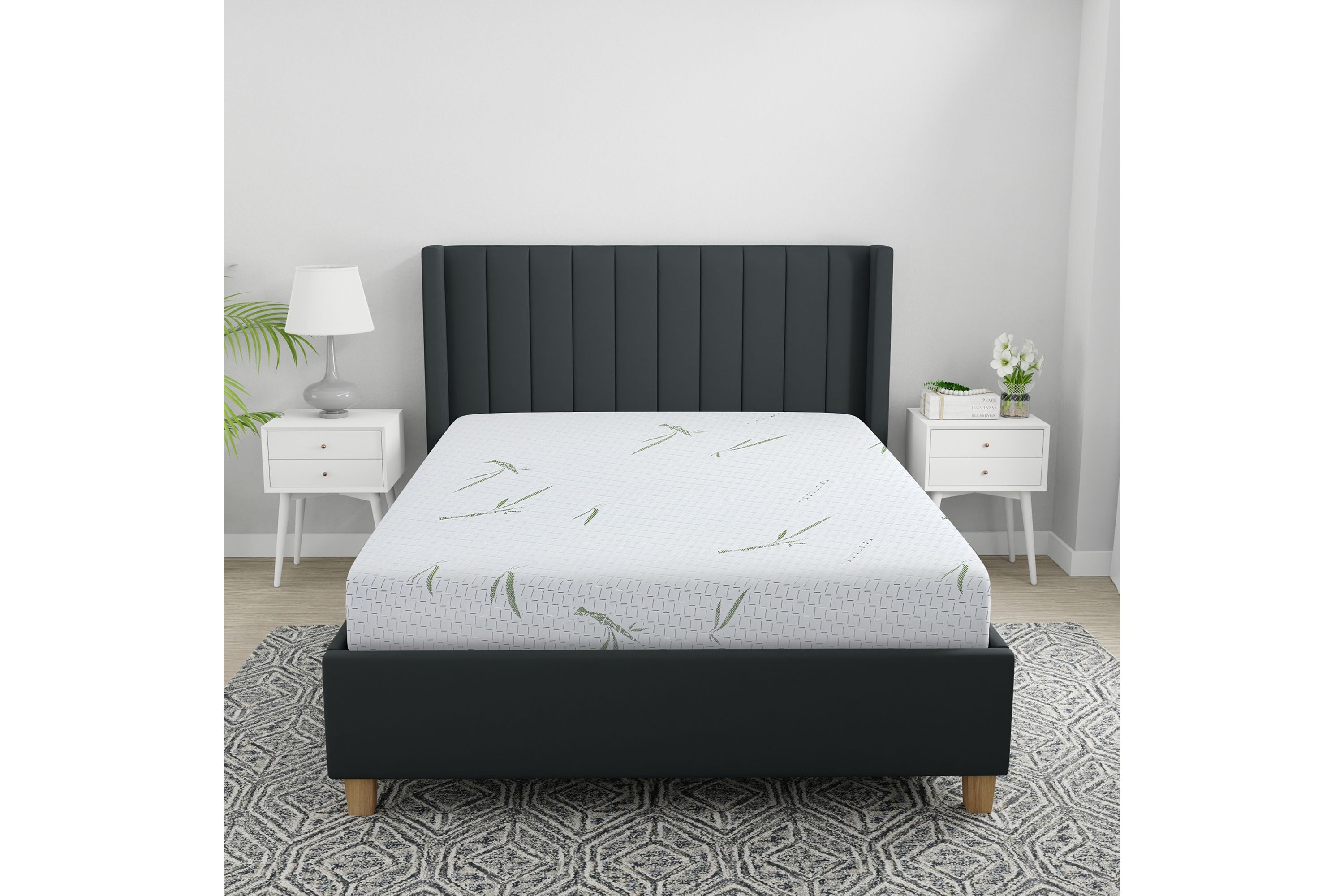 Dual Layer Memory Foam Mattress with Bamboo Infused Cover