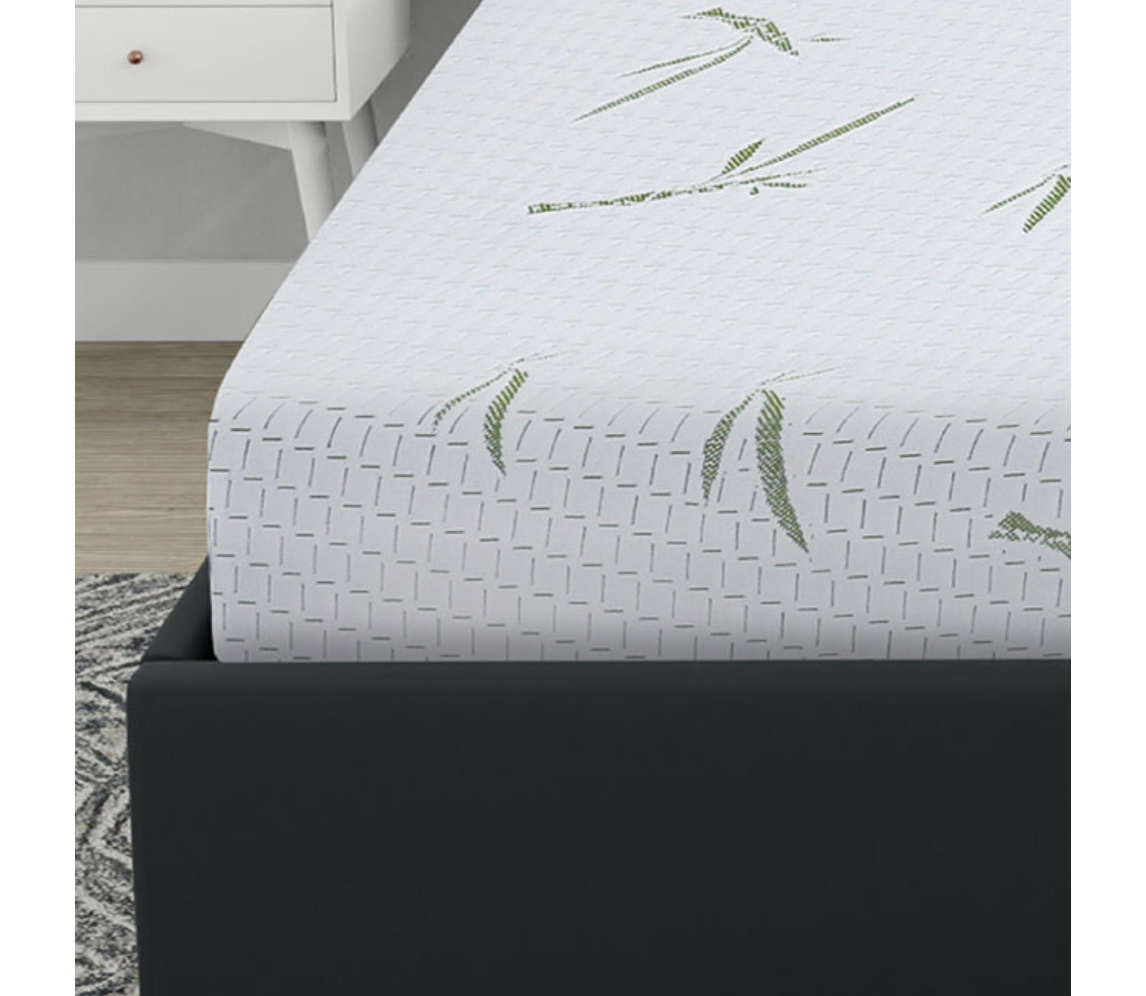 Dual Layer Memory Foam Mattress with Bamboo Infused Cover