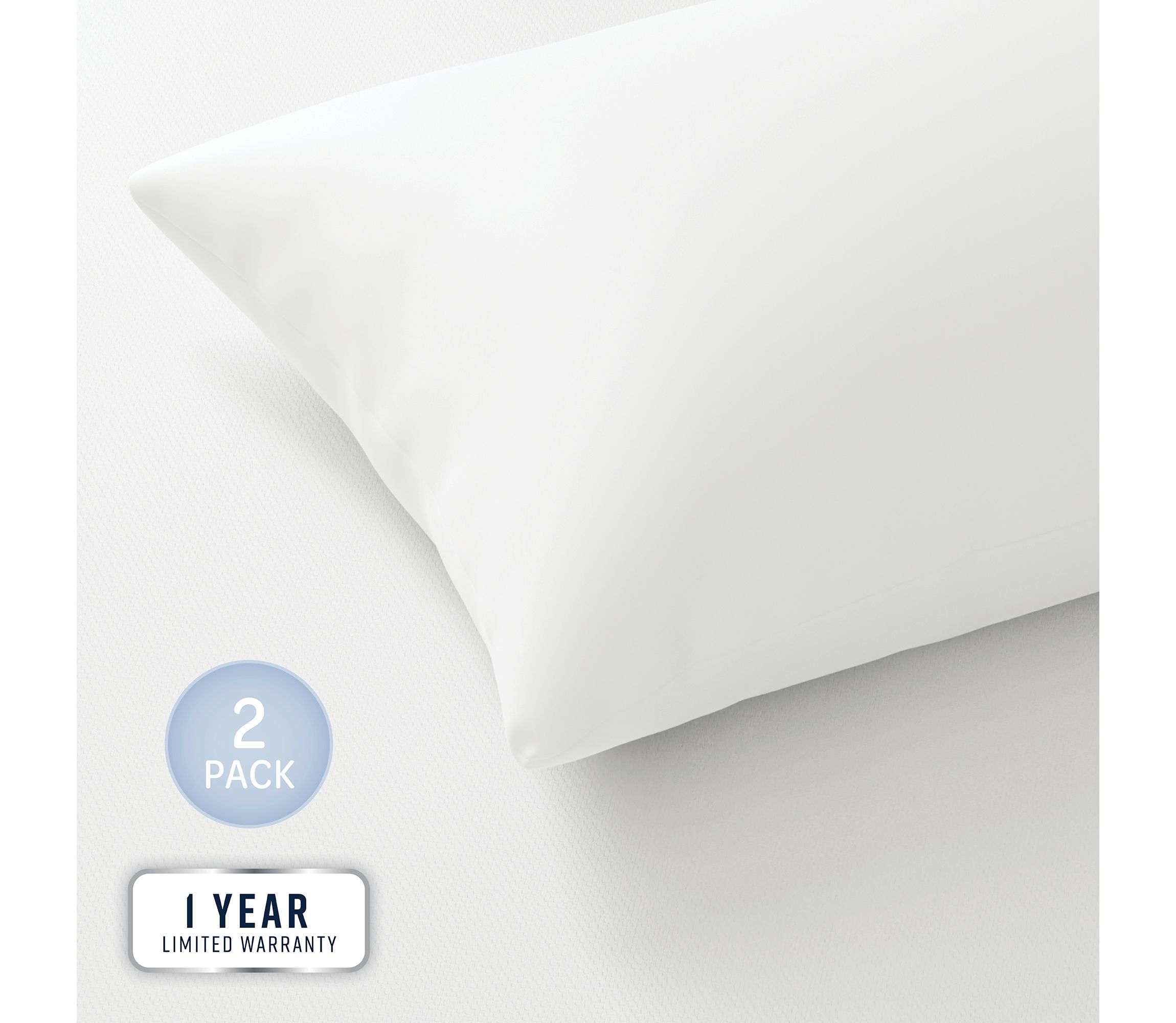 Fiber Filled 27 x 27 Euro Square Pillow Insert - 2 Pack
