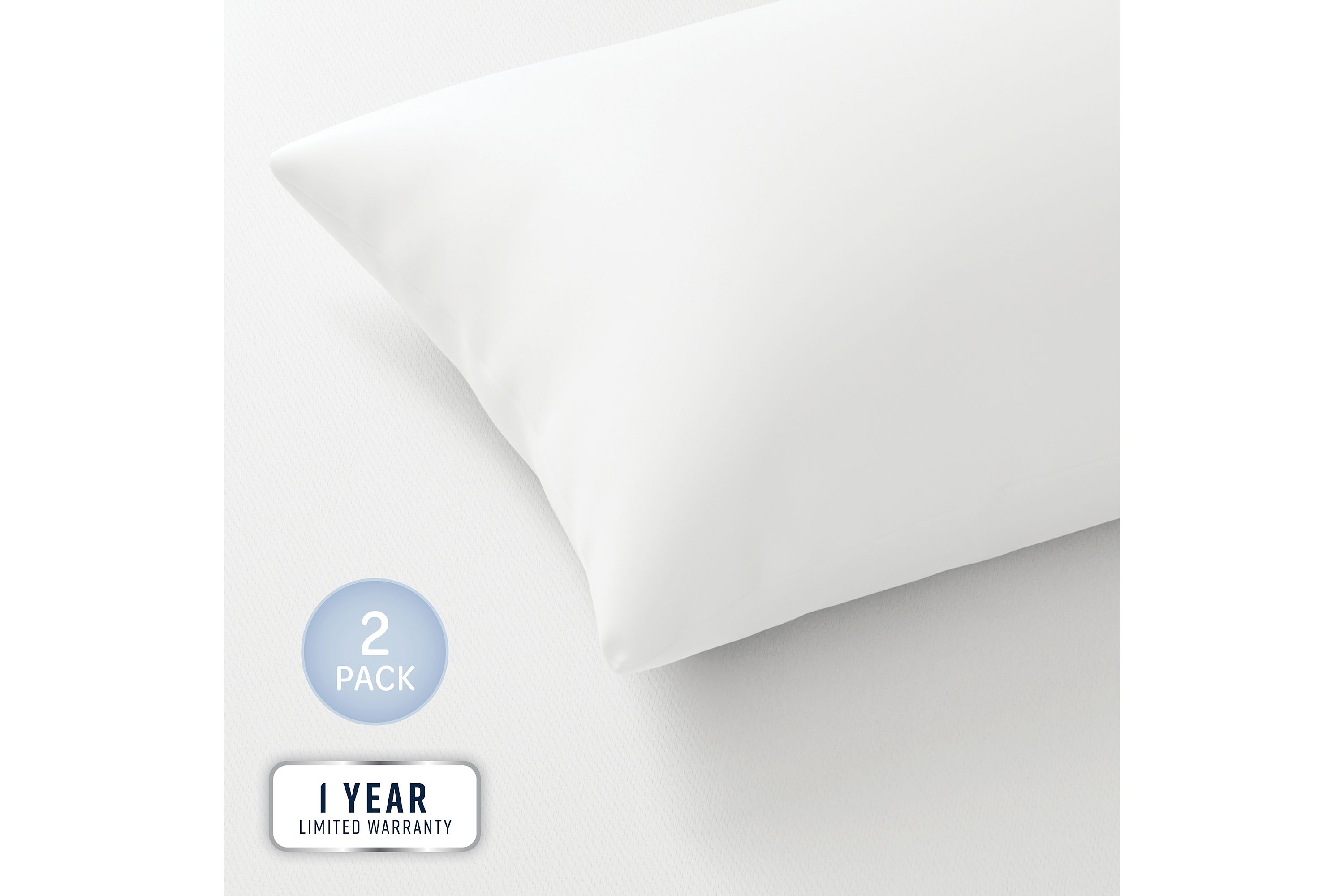 Fiber Filled 27 x 27 Euro Square Pillow Insert - 2 Pack